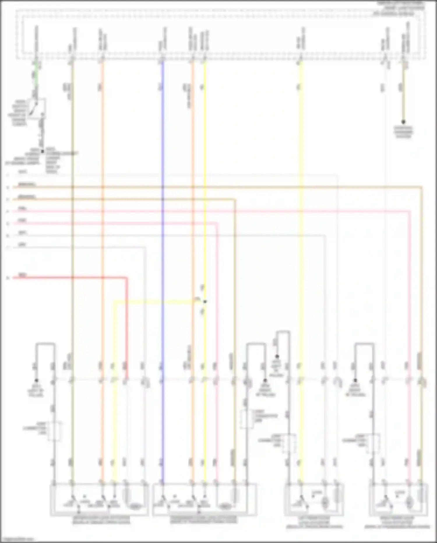 Optima Kia III facelift (2013-2015): Forced entry circuit (2 of 2)