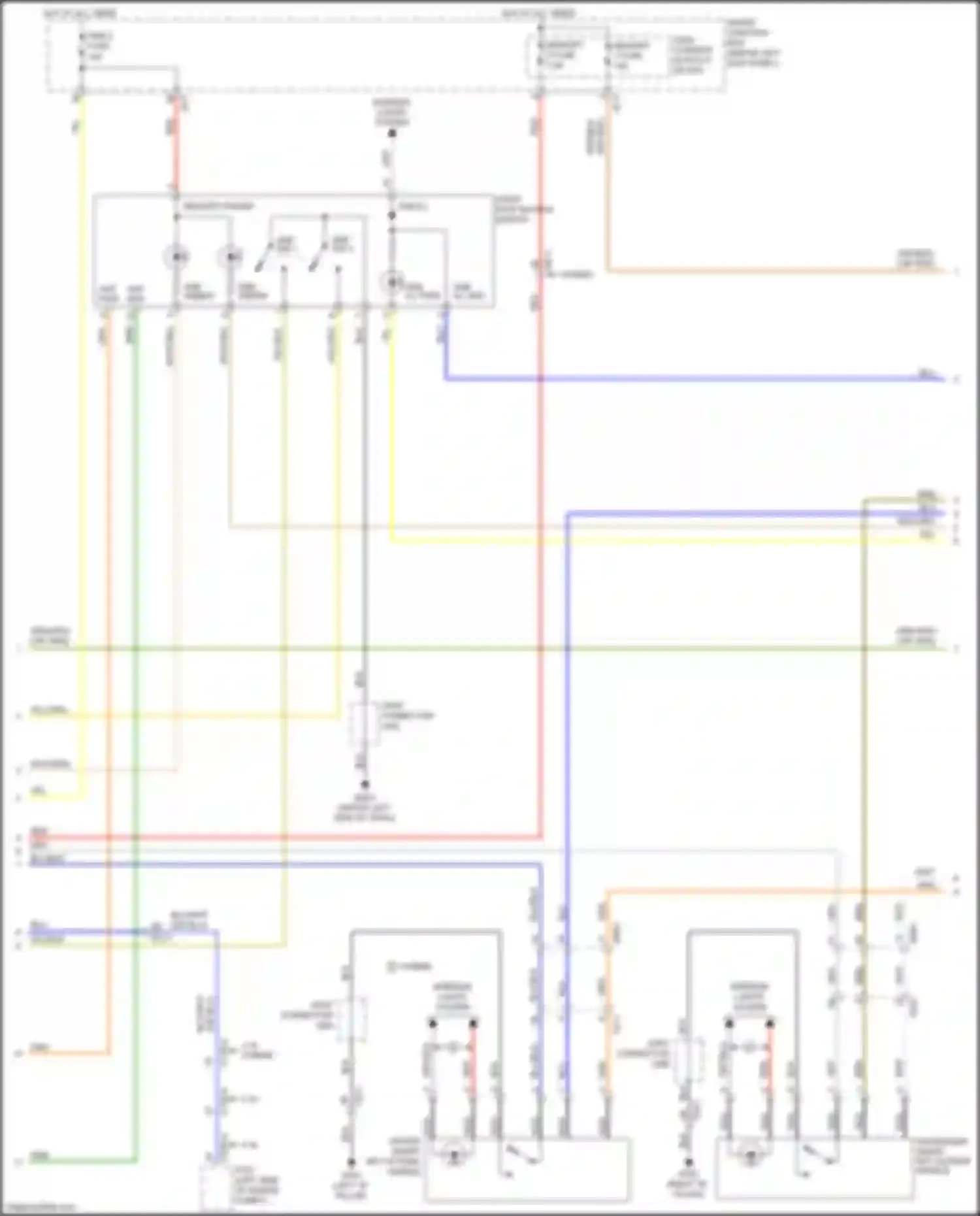 Optima Kia III facelift (2013-2015): Immobilizer circuit, w/ smart key system (2 of 3)