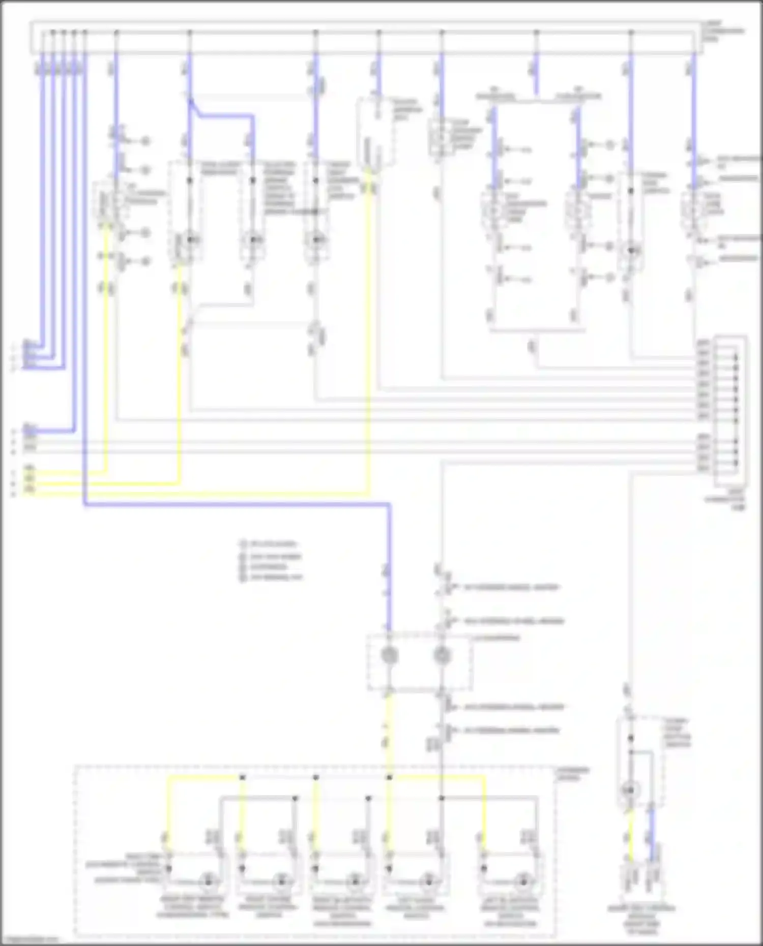 Optima Kia III facelift (2013-2015): Instrument illumination circuit, except hybrid (3 of 3)
