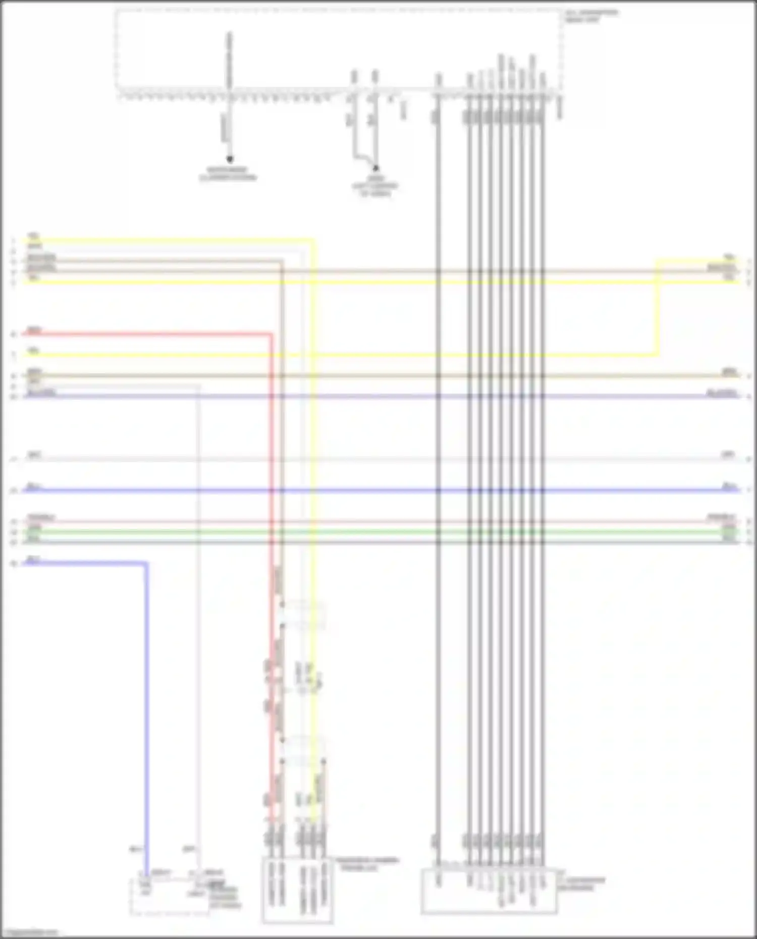 Optima Kia III facelift (2013-2015): Navigation circuit, version 3.0 w/ amplifier (2 of 4)
