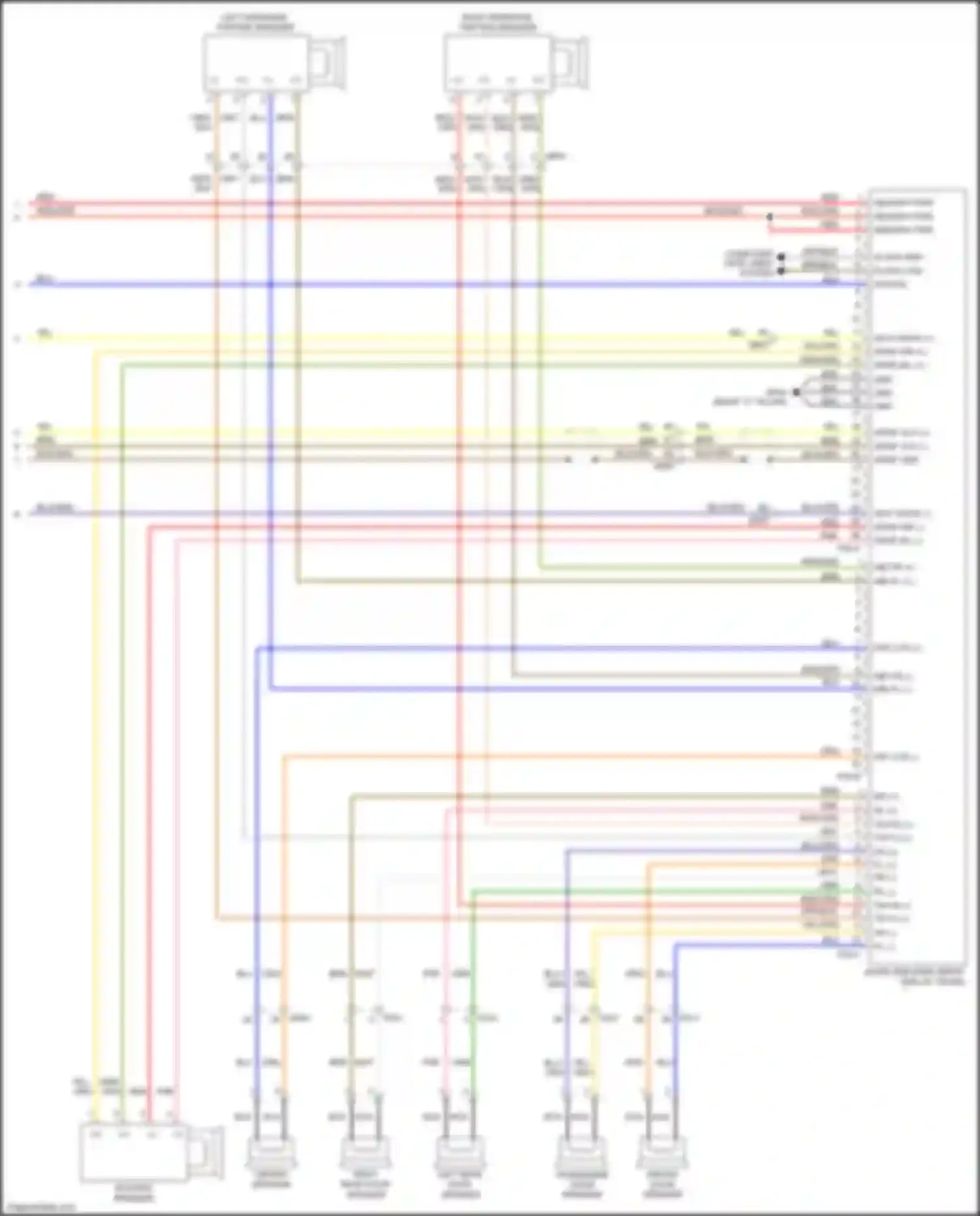 Optima Kia III facelift (2013-2015): Navigation circuit, version 3.0 w/ amplifier (4 of 4)