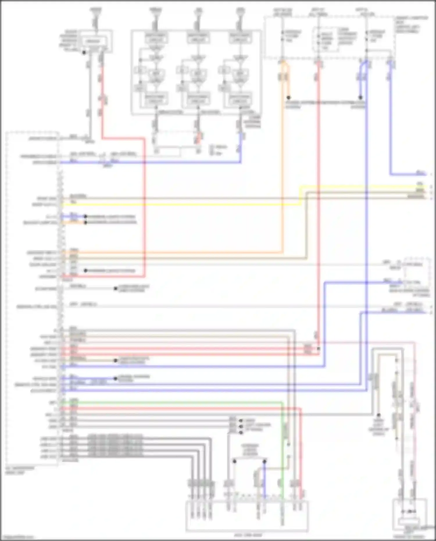 Optima Kia III facelift (2013-2015): Navigation circuit, version 4.0 (1 of 3)
