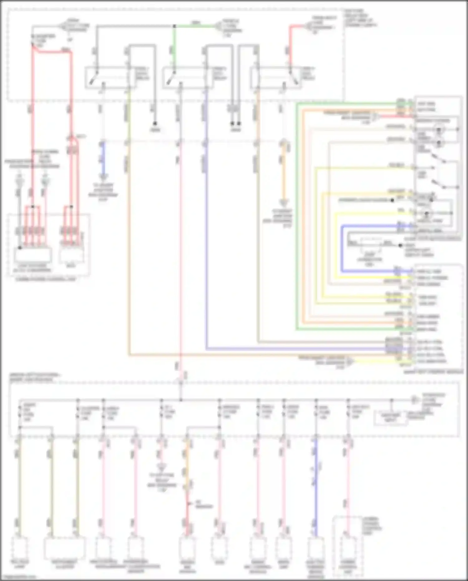 Optima Kia III facelift (2013-2015): Power distribution circuit, hybrid (2 of 9)