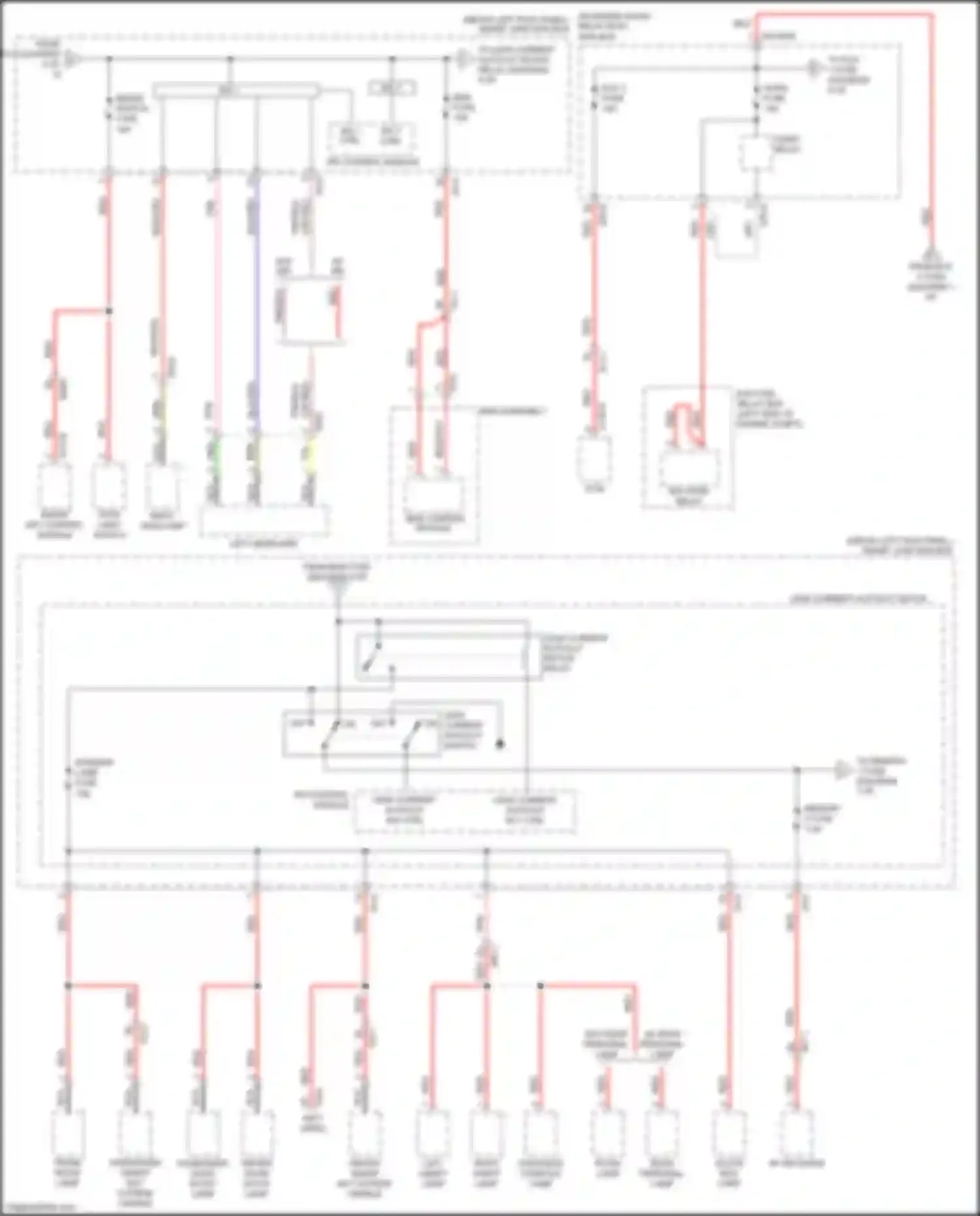 Optima Kia III facelift (2013-2015): Power distribution circuit, hybrid (6 of 9)