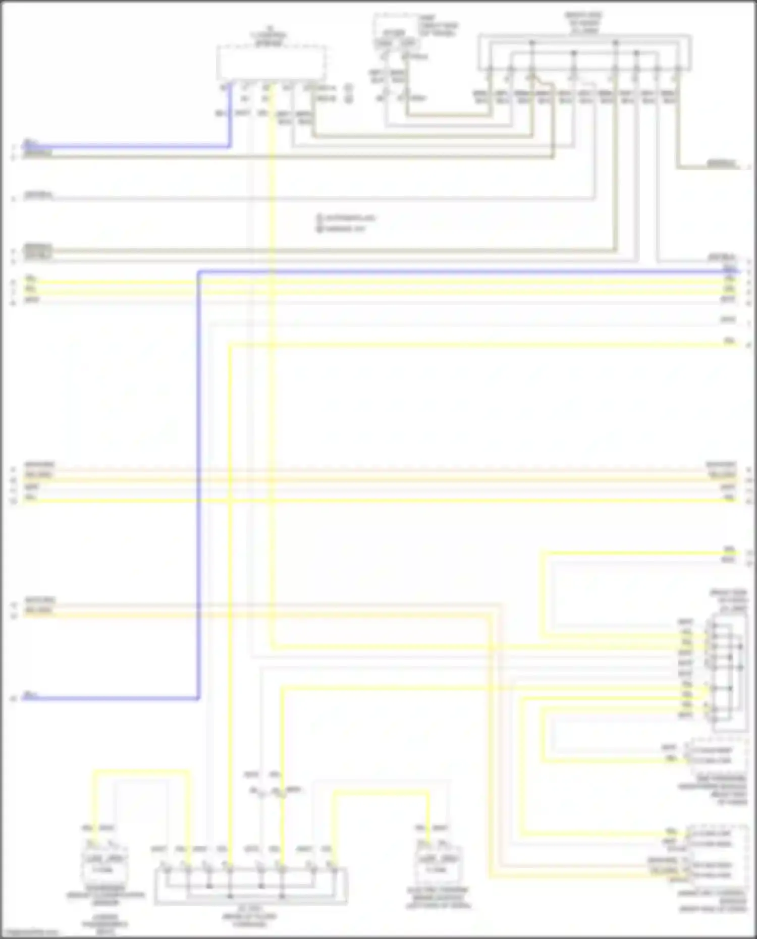Wiring diagram 1 2 c-can low c-can high for Kia Optima III facelift (2013-2015) (2 of 2)