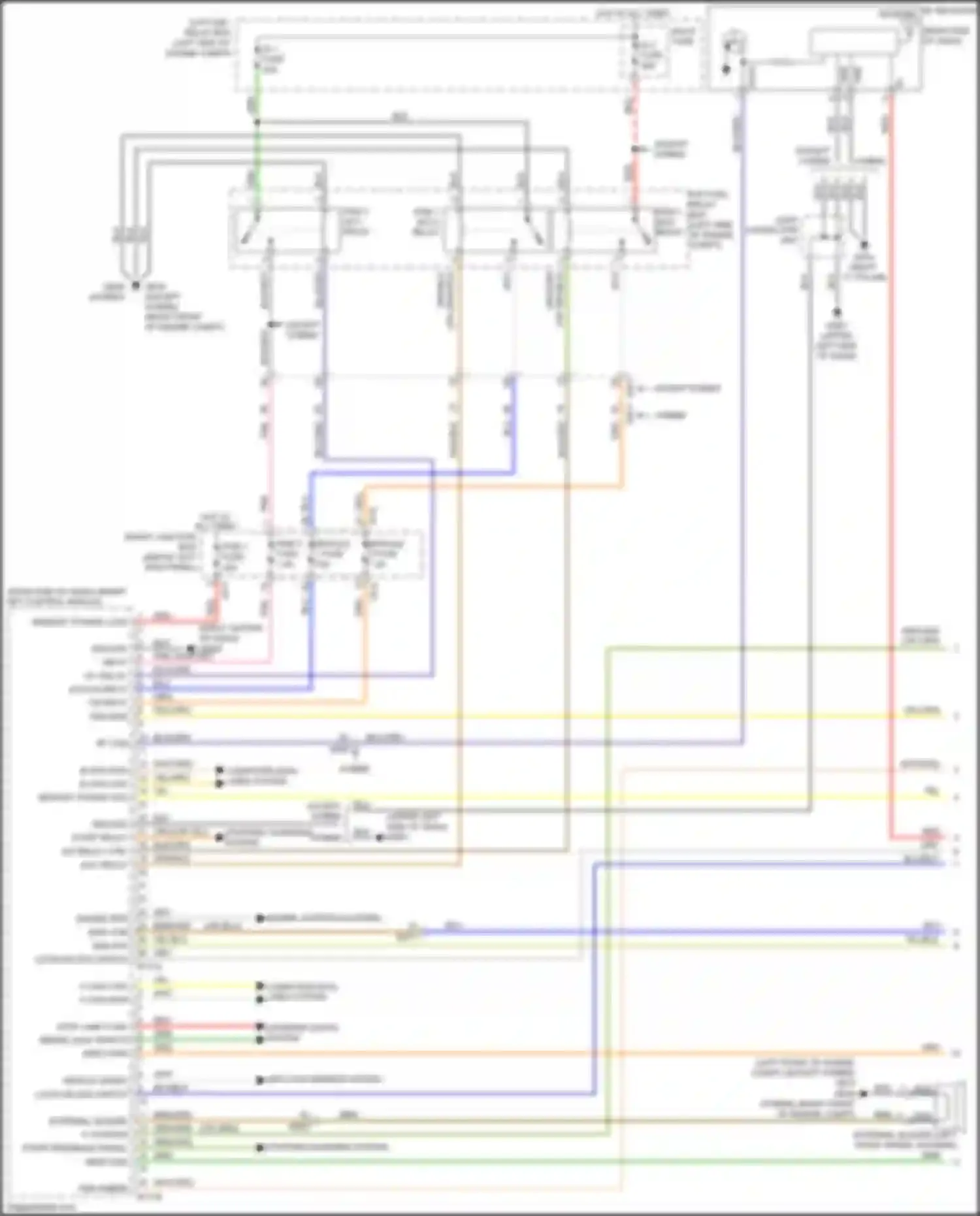 Wiring diagram acc/on input for Kia Optima III facelift (2013-2015) (6 of 12)