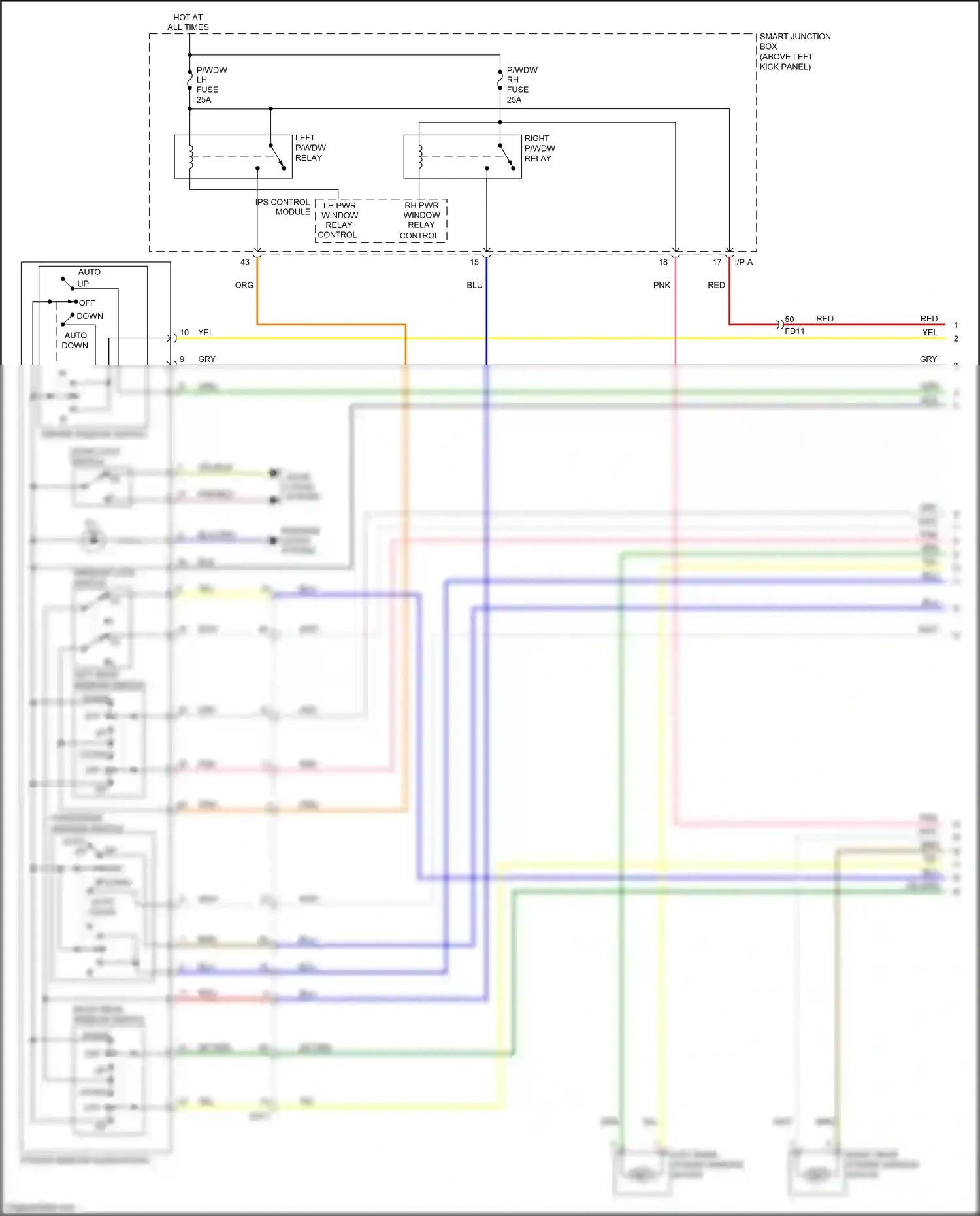 Kia Optima III facelift (2013-2015) auto down wiring diagram  (1 of 4)
