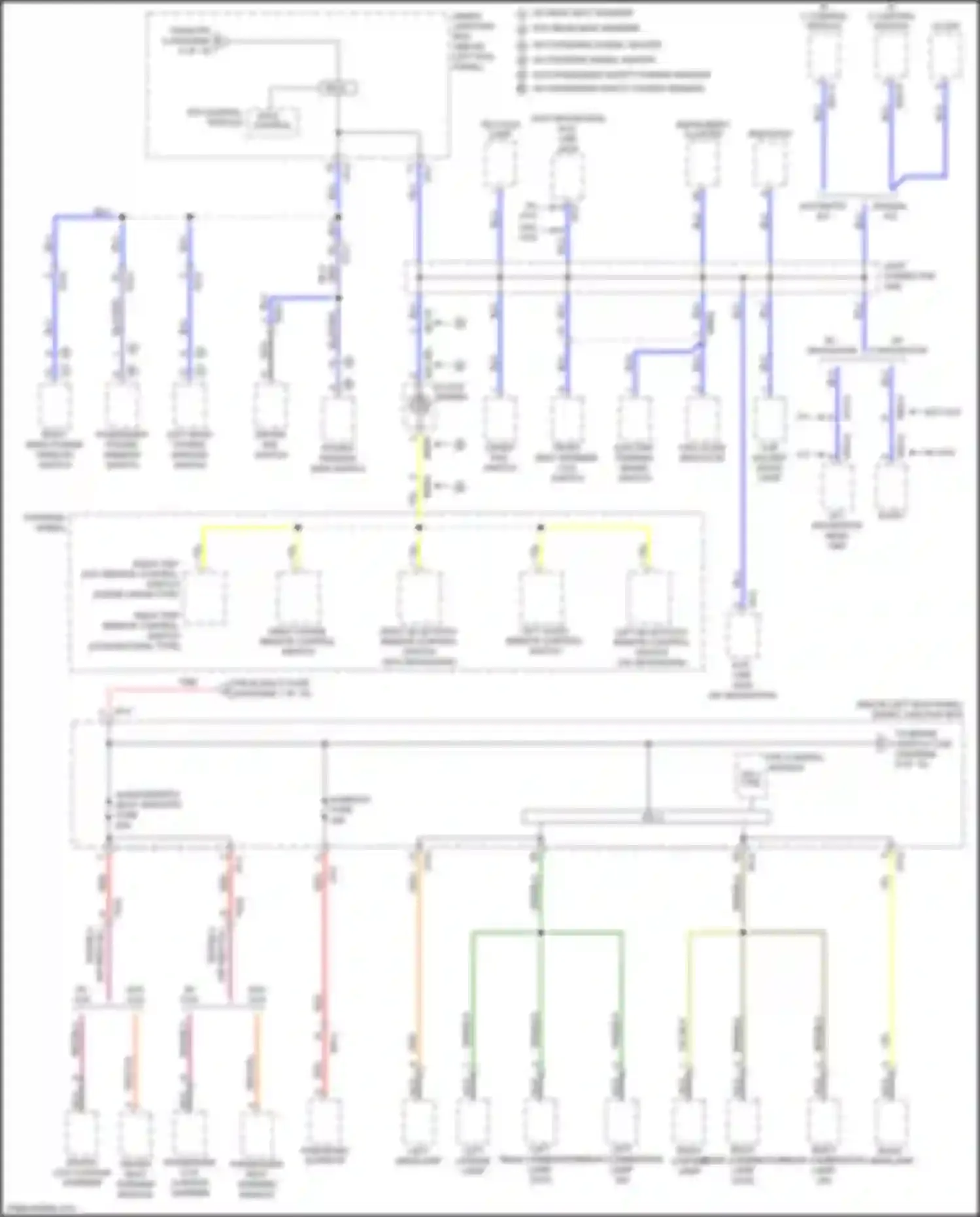 Wiring diagram automatic a/c for Kia Optima III facelift (2013-2015) (4 of 7)