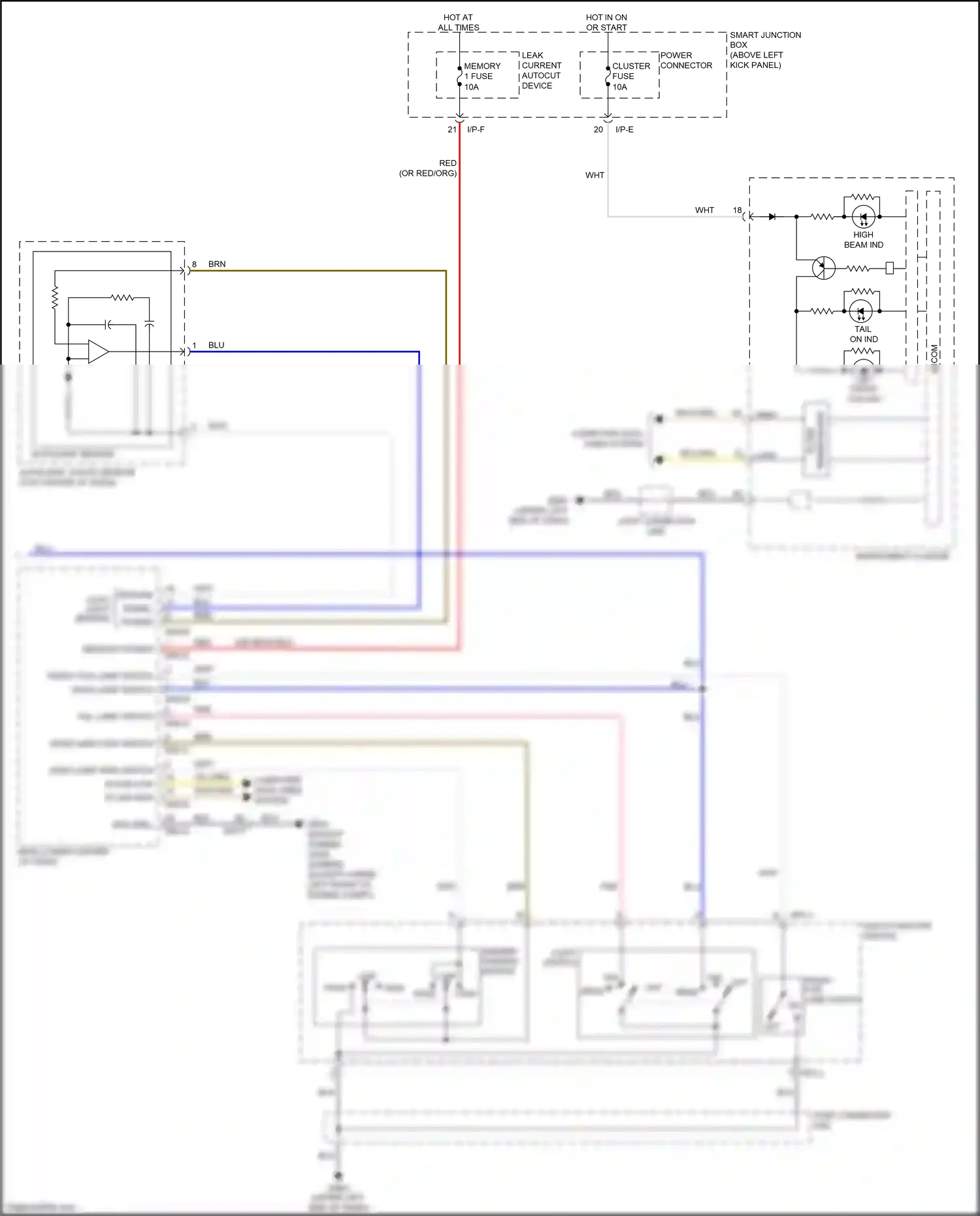 Kia Optima III facelift (2013-2015) blu wiring diagram  (53 of 212)