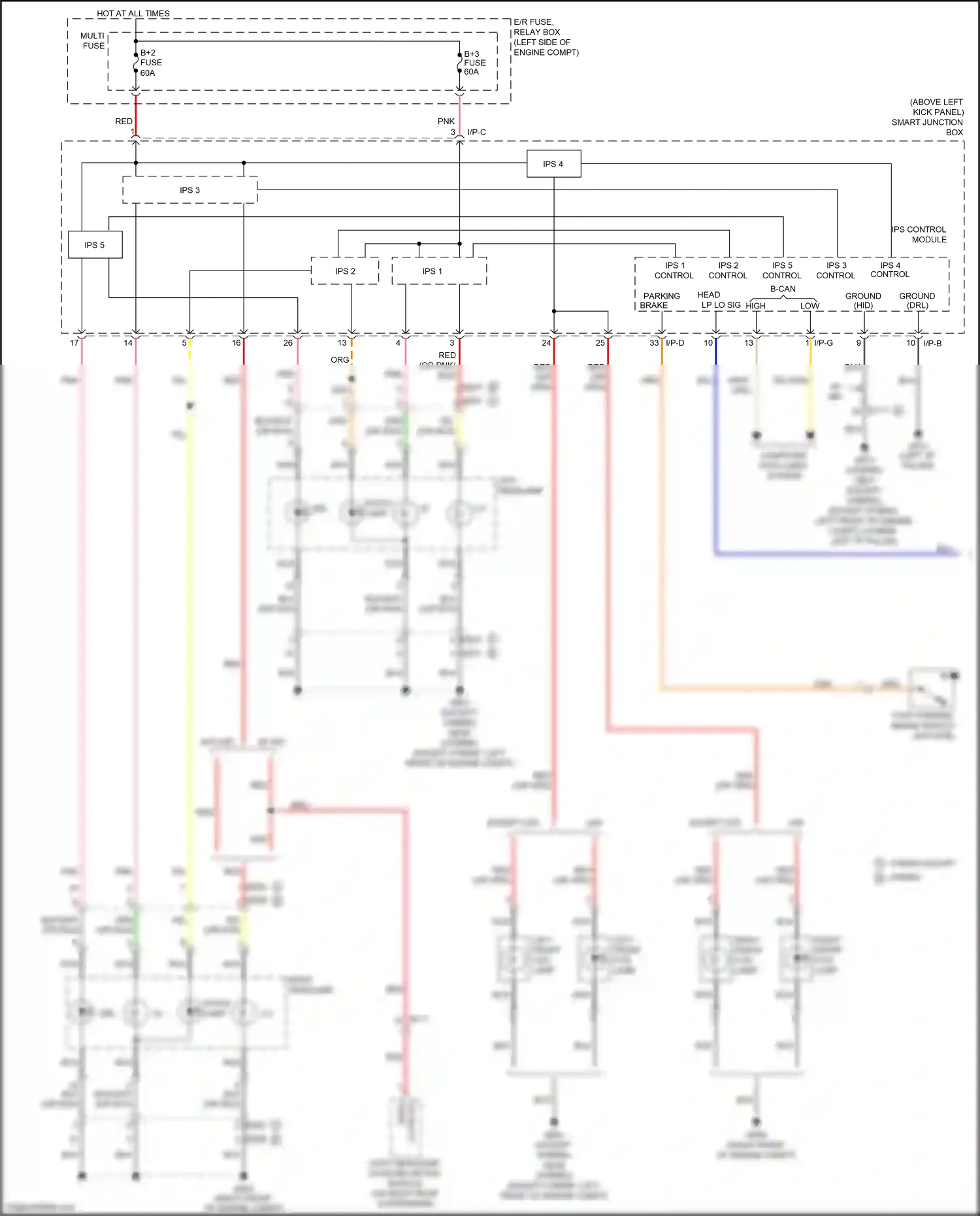 Kia Optima III facelift (2013-2015) blu wiring diagram  (52 of 212)