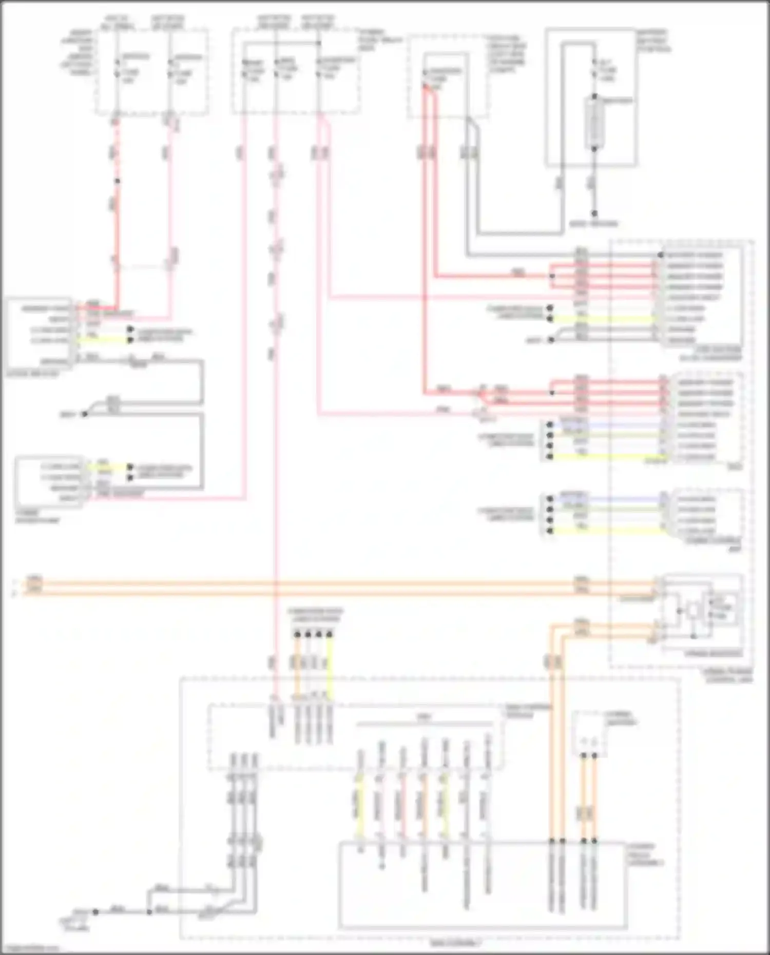 Wiring diagram bms assembly for Kia Optima III facelift (2013-2015) (1 of 8)
