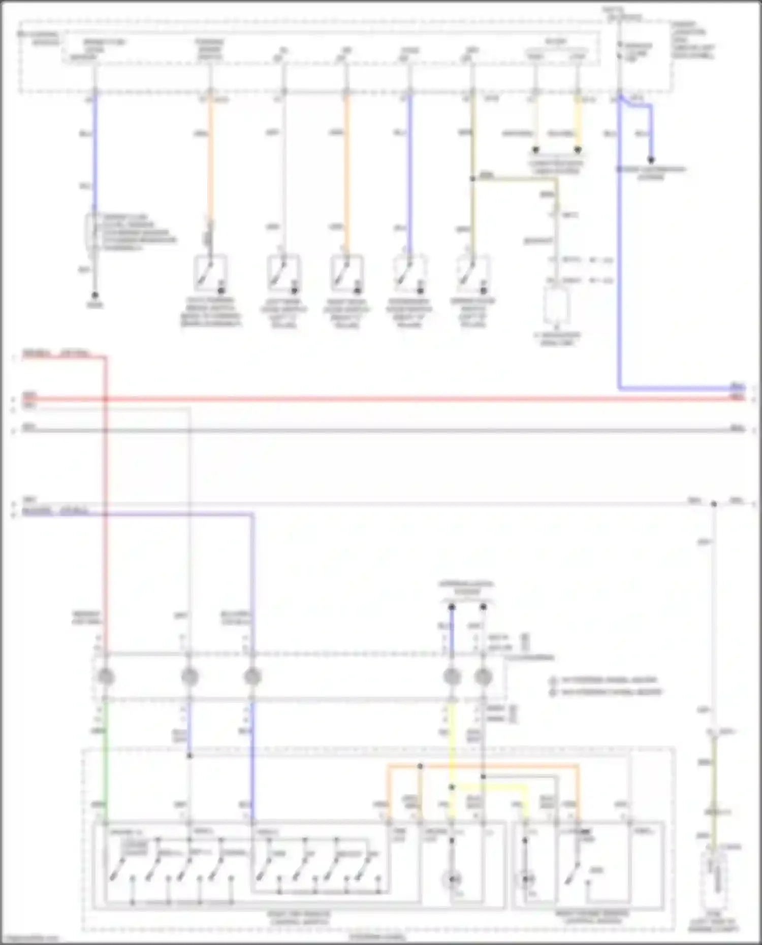 Wiring diagram brake fluid level sensor for Kia Optima III facelift (2013-2015) (8 of 8)