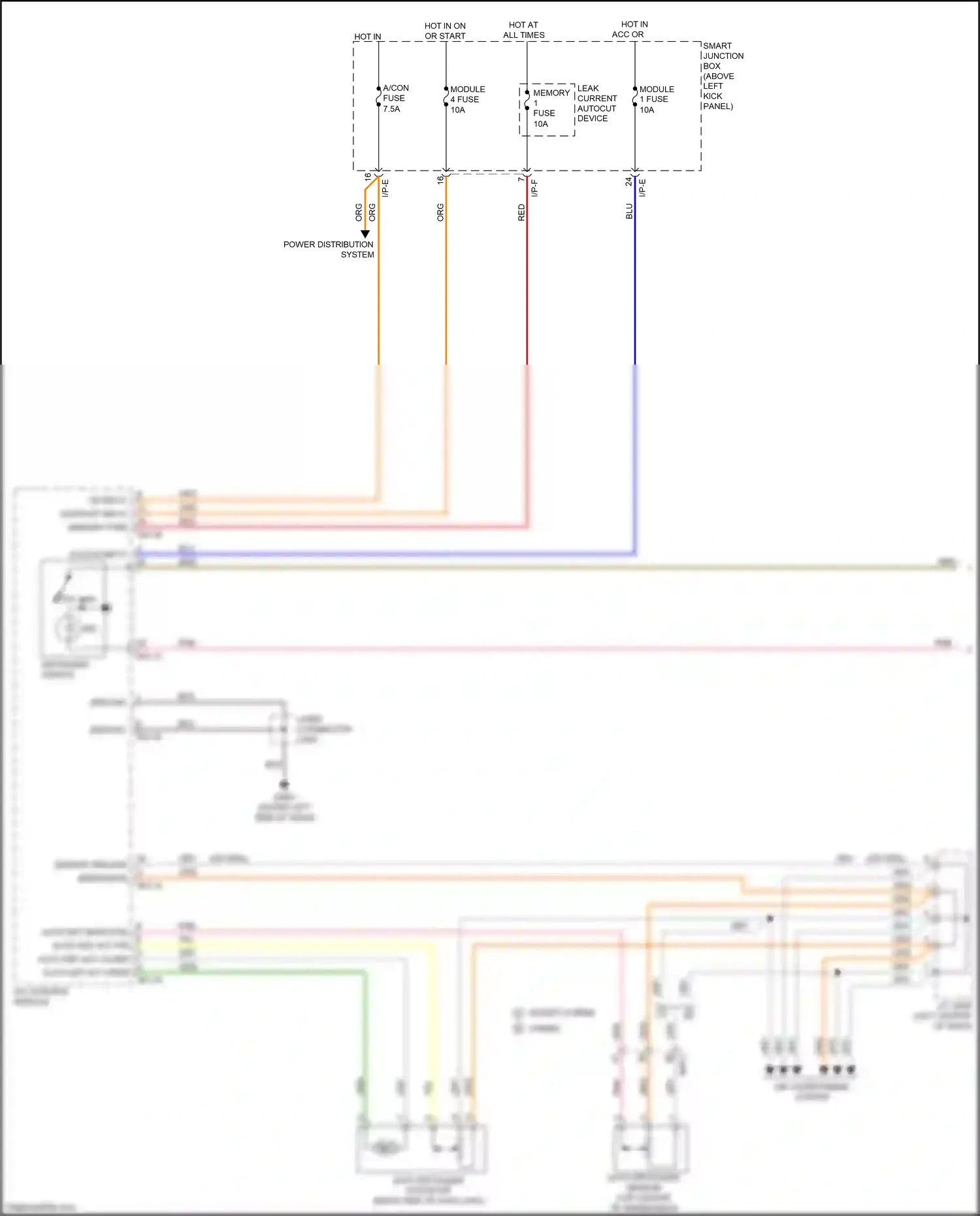 Kia Optima III facelift (2013-2015) brn wiring diagram  (21 of 174)