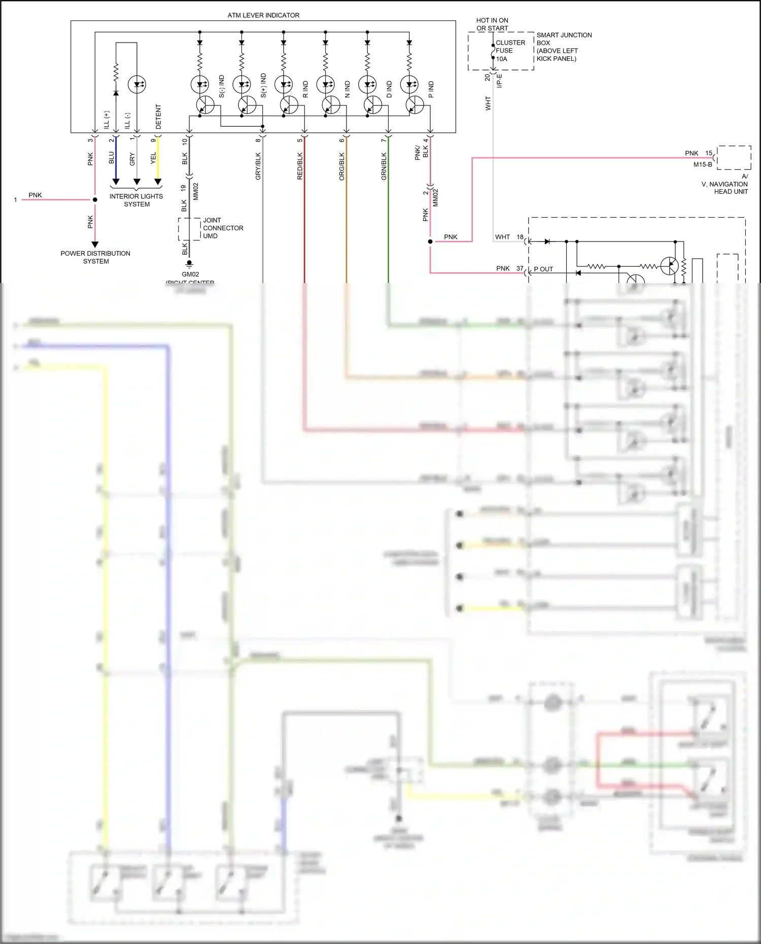 Kia Optima III facelift (2013-2015) clock- spring wiring diagram  (11 of 19)