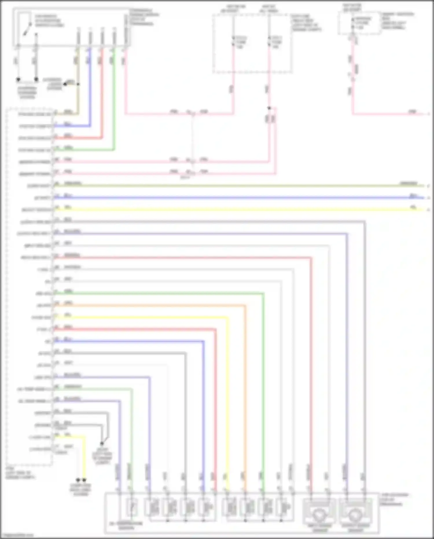 Wiring diagram computer data lines system for Kia Optima III facelift (2013-2015) (75 of 111)
