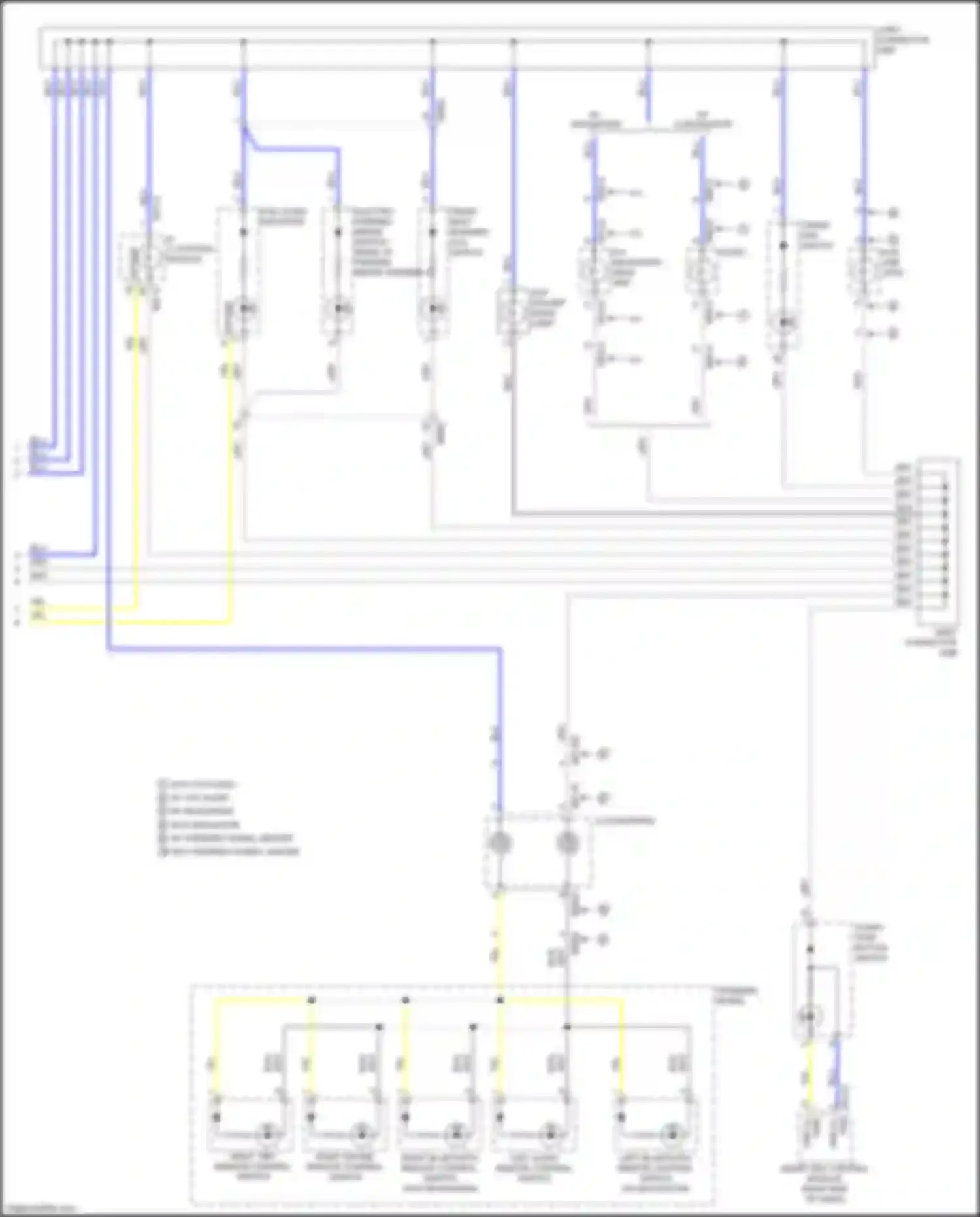 Wiring diagram crash pad switch for Kia Optima III facelift (2013-2015) (12 of 13)