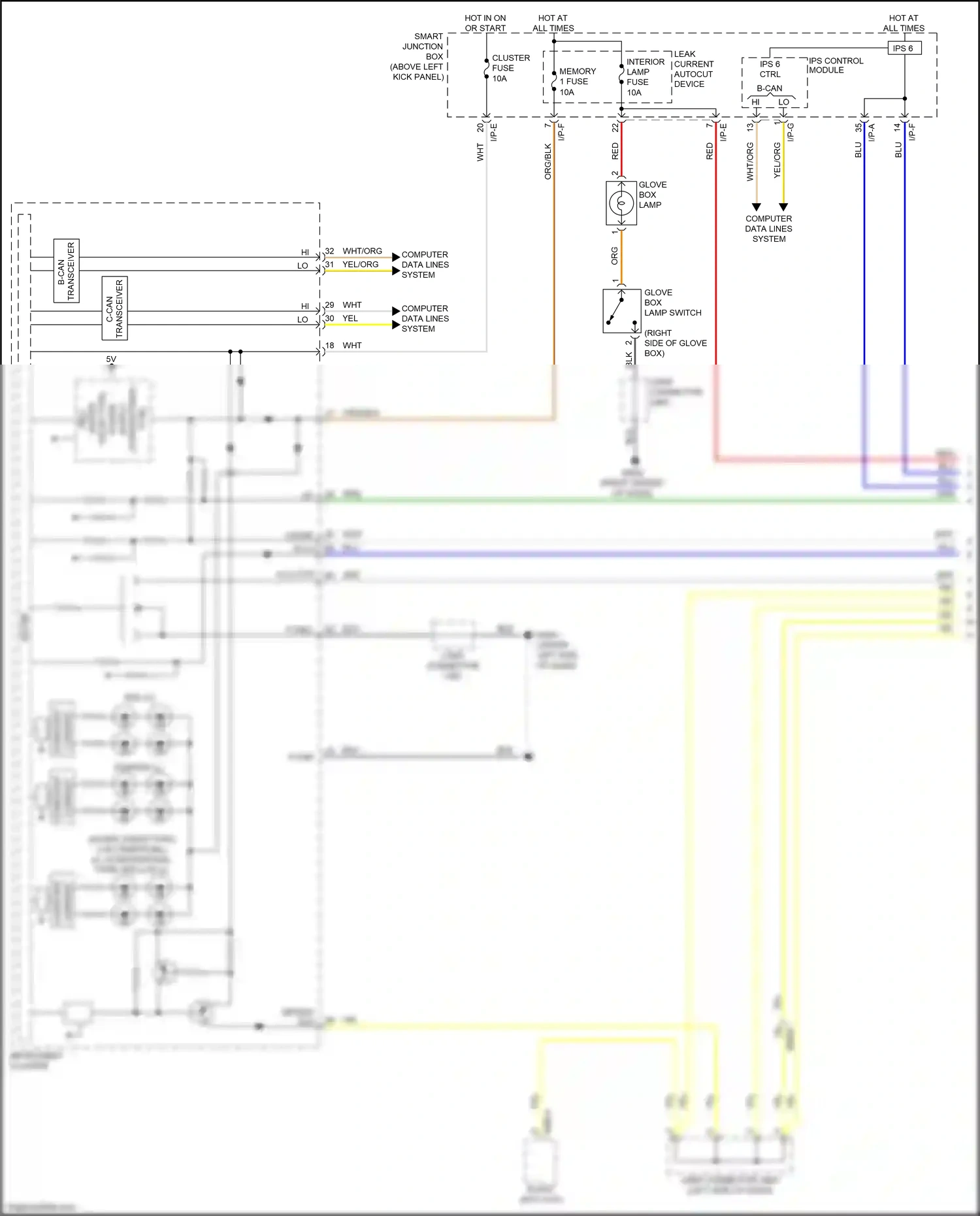 Kia Optima III facelift (2013-2015) current wiring diagram  (4 of 5)