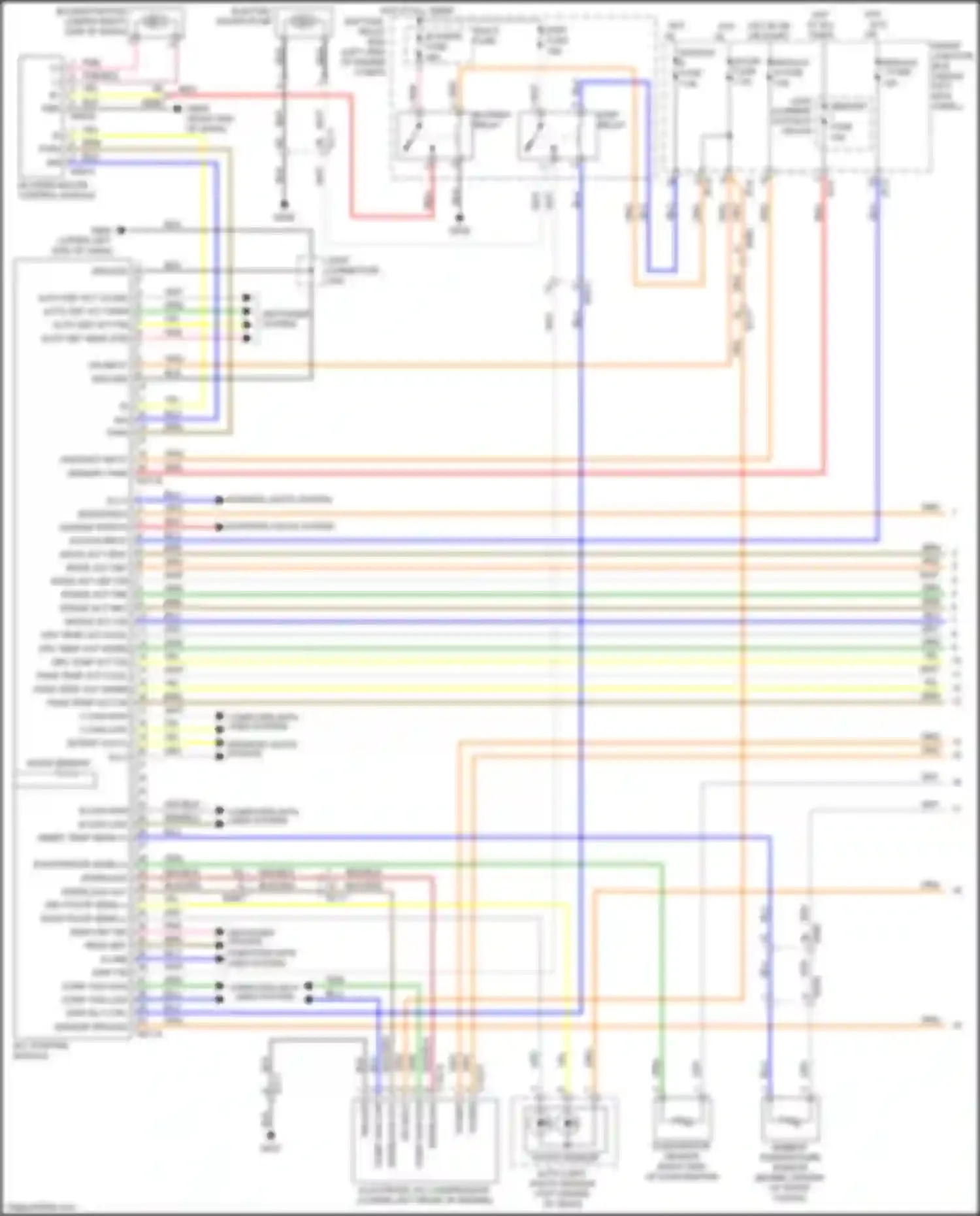 Wiring diagram defogger system for Kia Optima III facelift (2013-2015) (2 of 13)