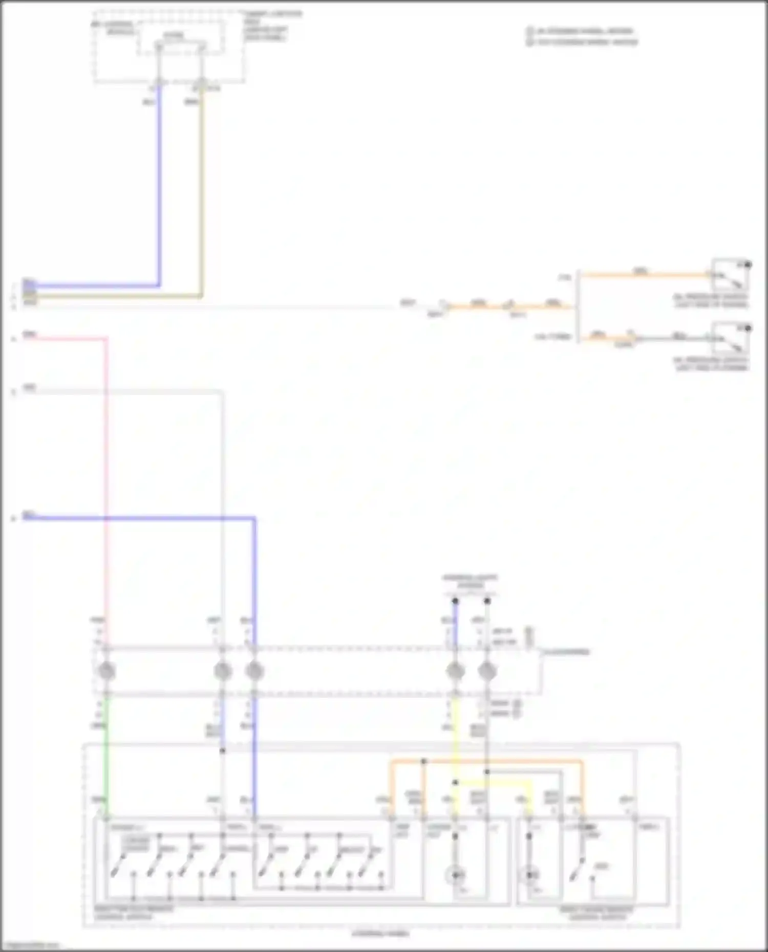 Wiring diagram dn select for Kia Optima III facelift (2013-2015) (2 of 4)