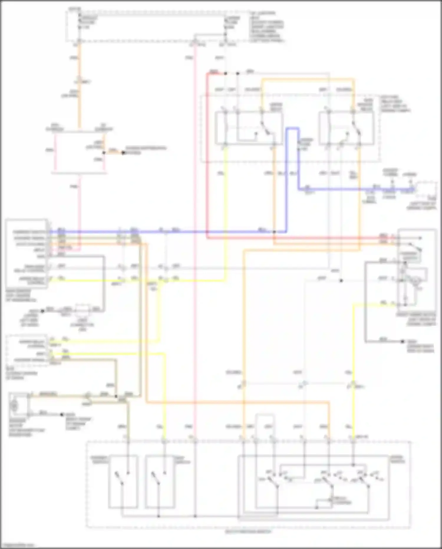 Wiring diagram e/r fuse, relay box for Kia Optima III facelift (2013-2015) (10 of 53)