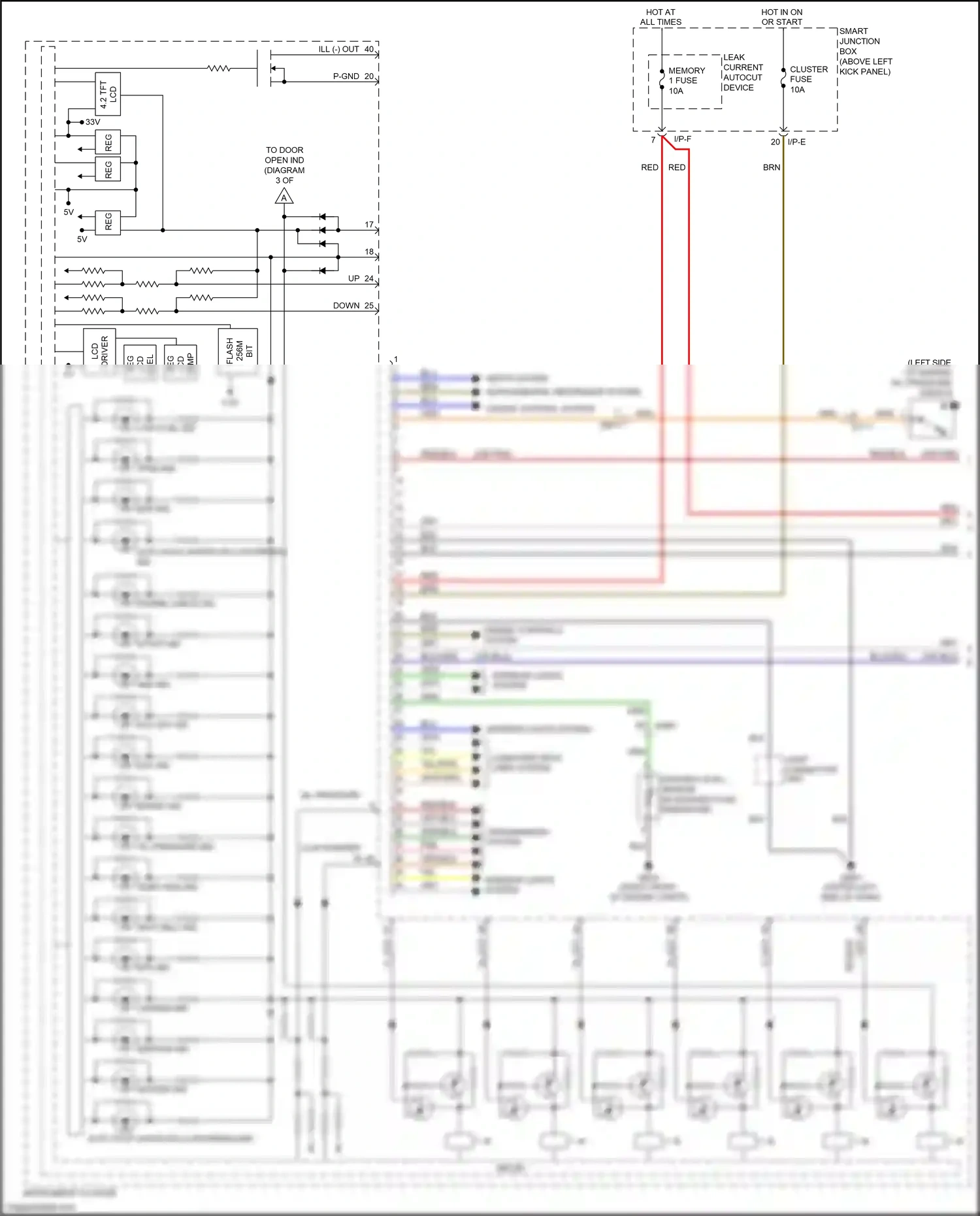 Kia Optima III facelift (2013-2015) esc ind wiring diagram  (6 of 6)