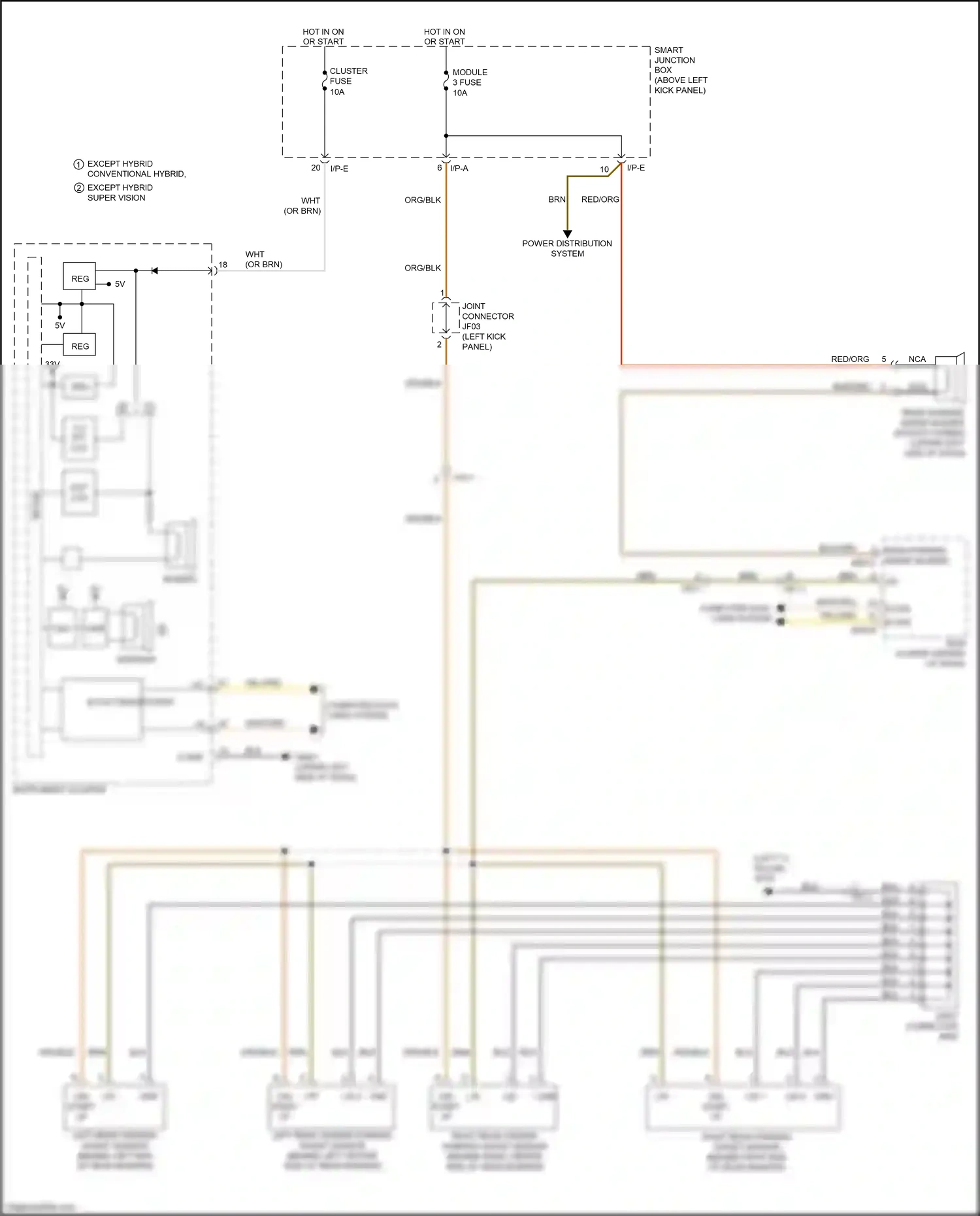 Kia Optima III facelift (2013-2015) except hybrid wiring diagram  (8 of 24)