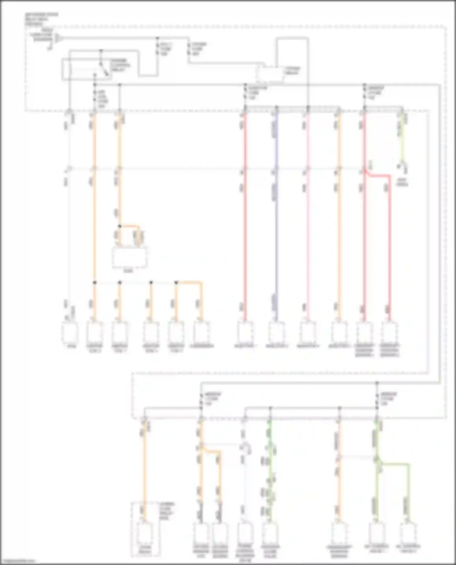 Wiring diagram f/pump relay for Kia Optima III facelift (2013-2015) (2 of 3)