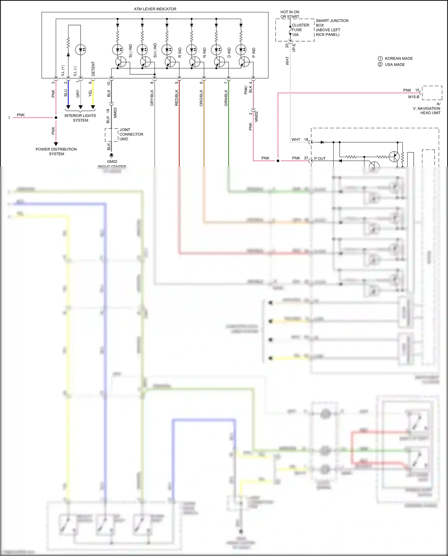 Kia Optima III facelift (2013-2015) grn/org wiring diagram  (35 of 63)