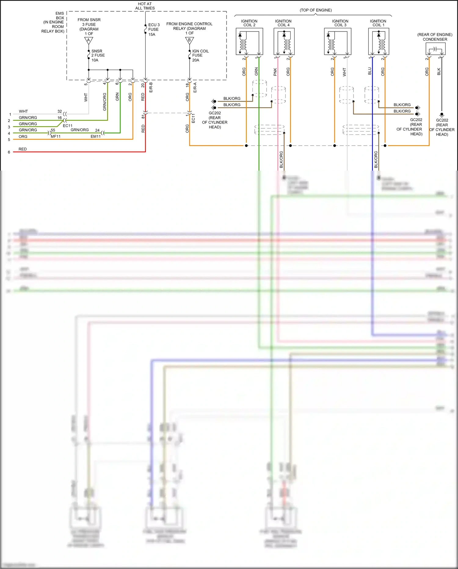 Kia Optima III facelift (2013-2015) grn/org wiring diagram  (40 of 63)