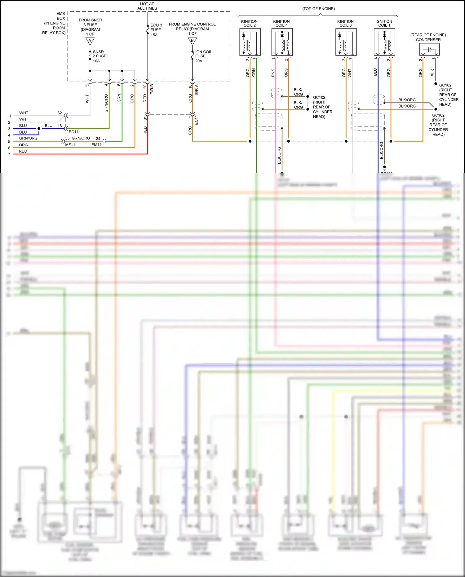 Kia Optima III facelift (2013-2015) grn/org wiring diagram  (37 of 63)
