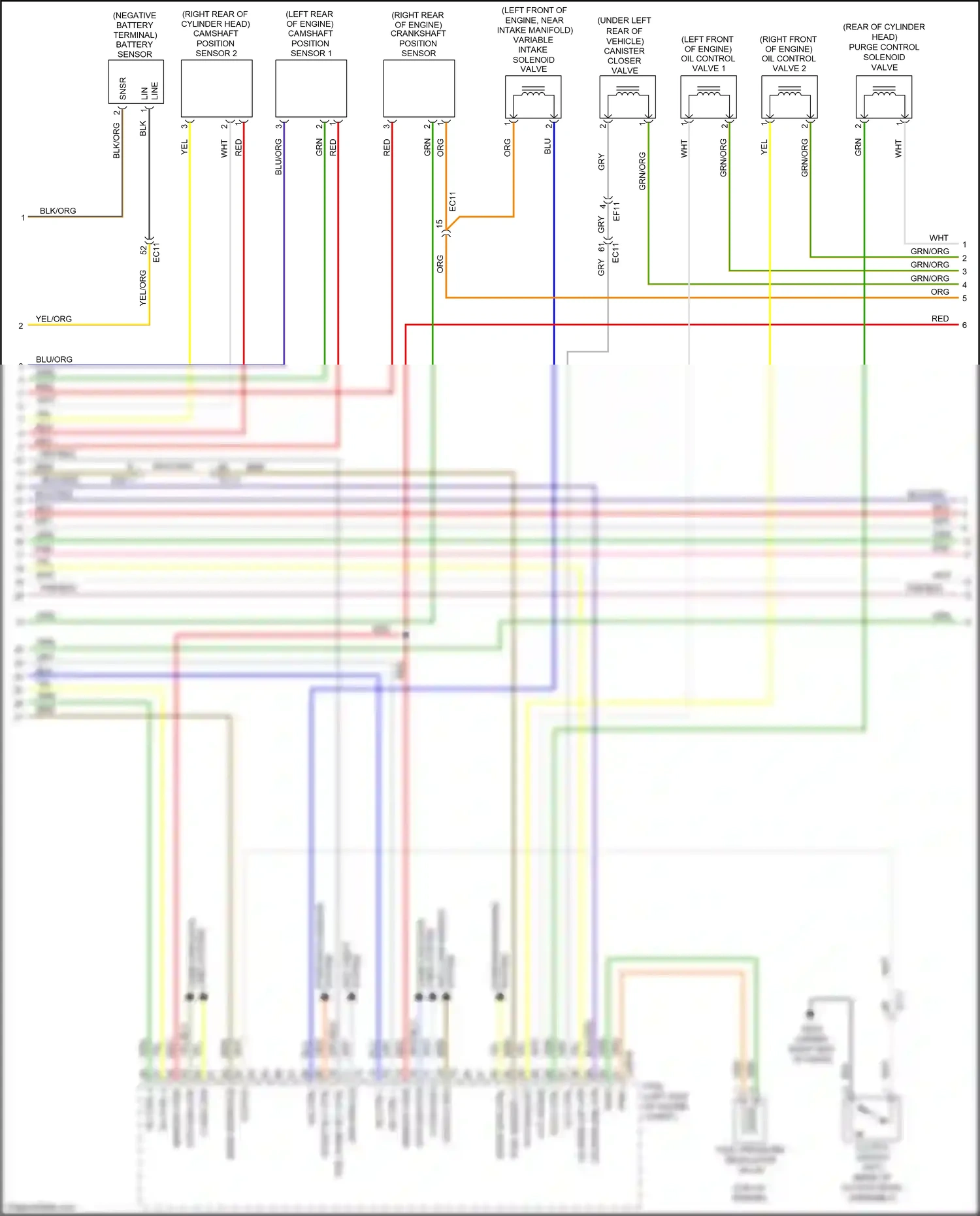 Kia Optima III facelift (2013-2015) grn/org wiring diagram  (39 of 63)