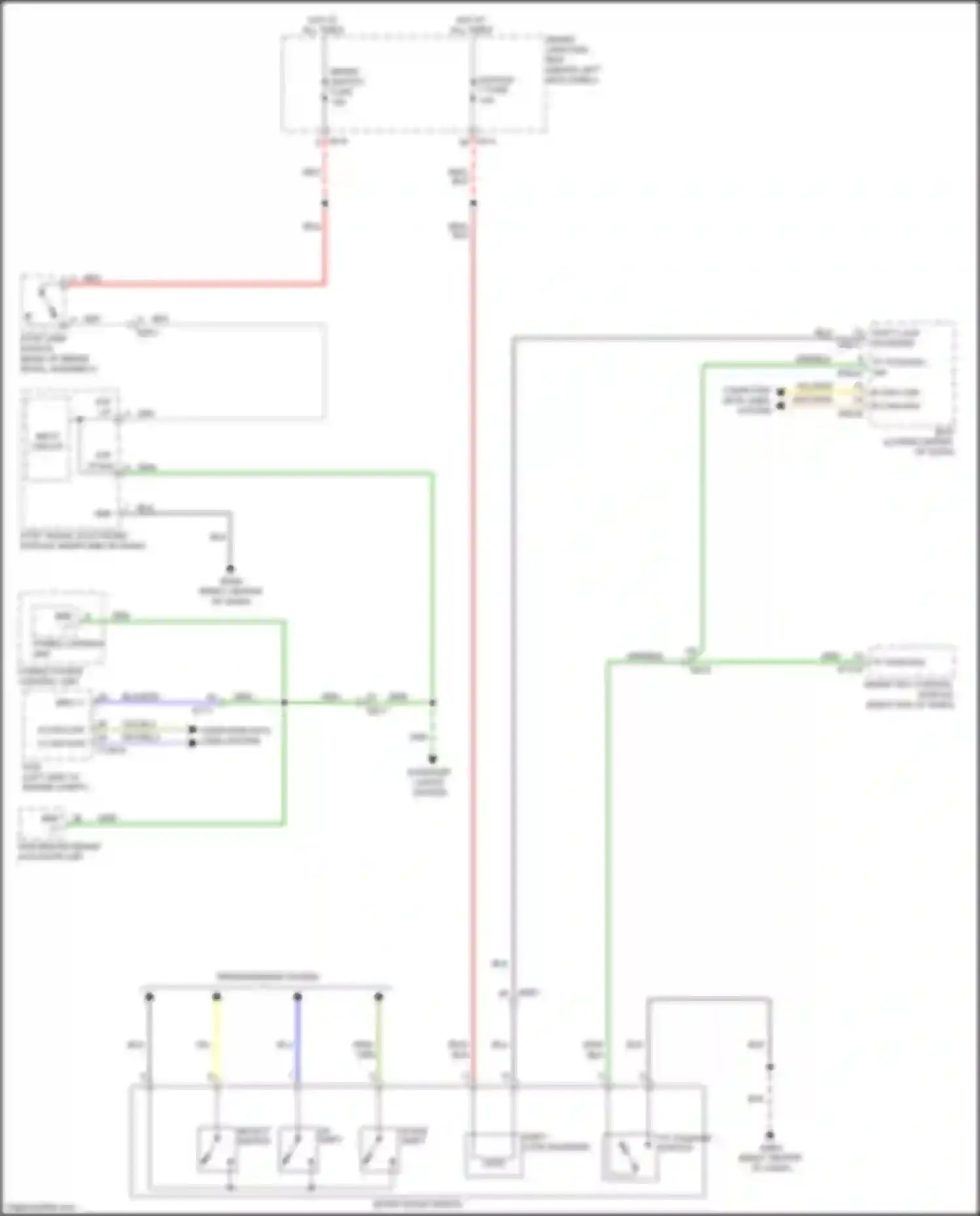Wiring diagram h-can high for Kia Optima III facelift (2013-2015) (5 of 6)