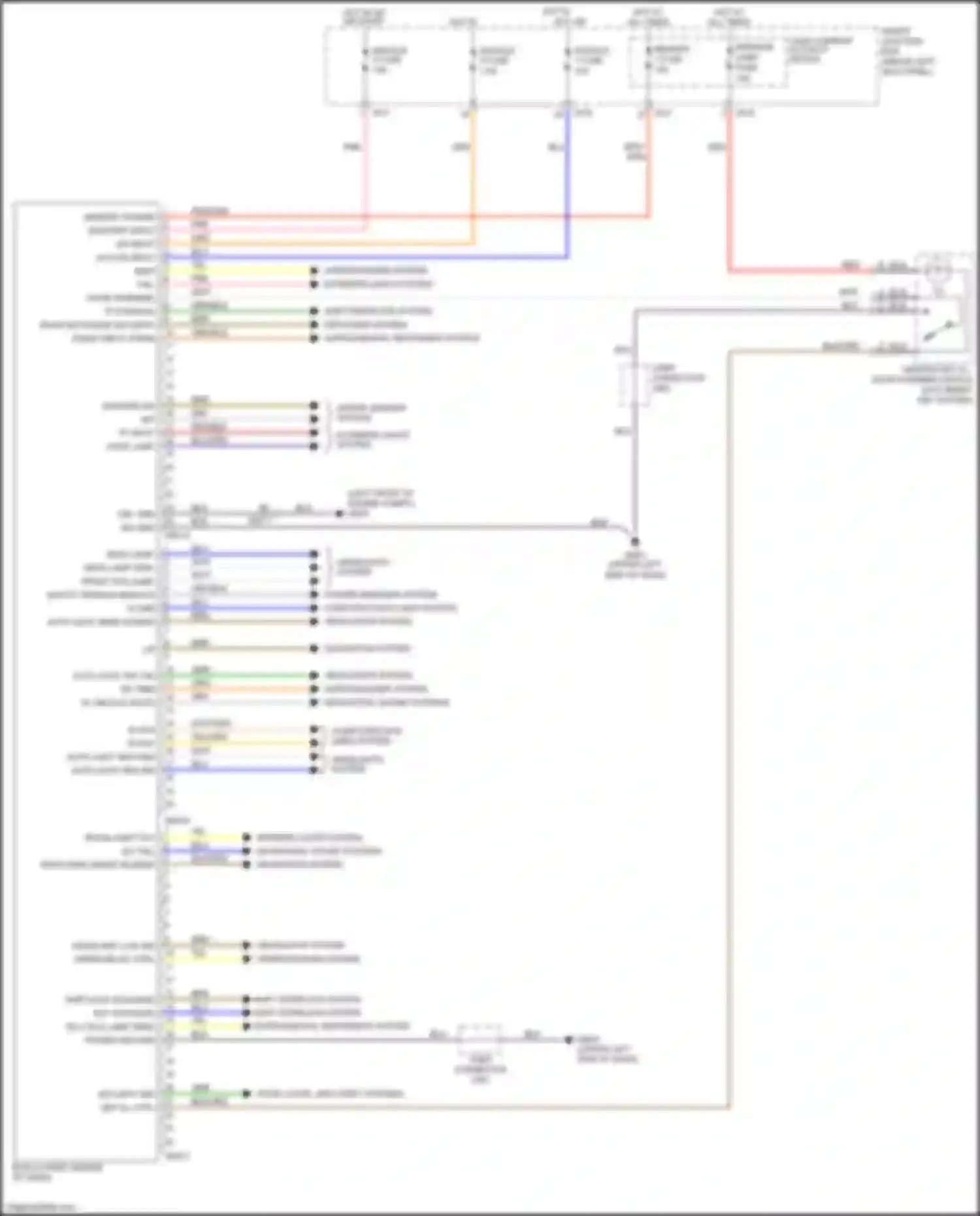 Wiring diagram headlamp low sig for Kia Optima III facelift (2013-2015) (1 of 1)