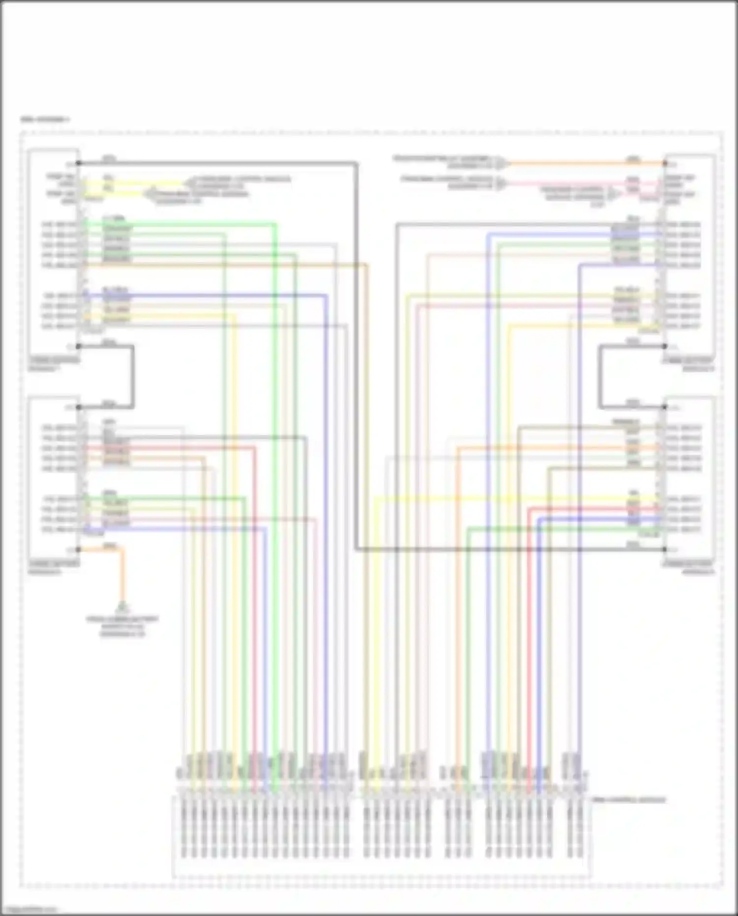 Wiring diagram hybrid battery module 6 for Kia Optima III facelift (2013-2015) (1 of 1)
