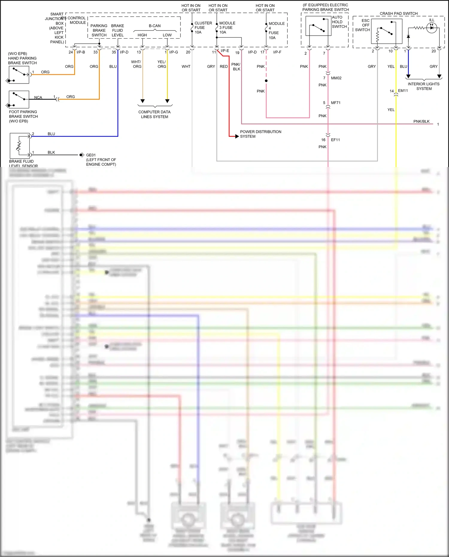 Kia Optima III facelift (2013-2015) i/p-b wiring diagram  (11 of 23)