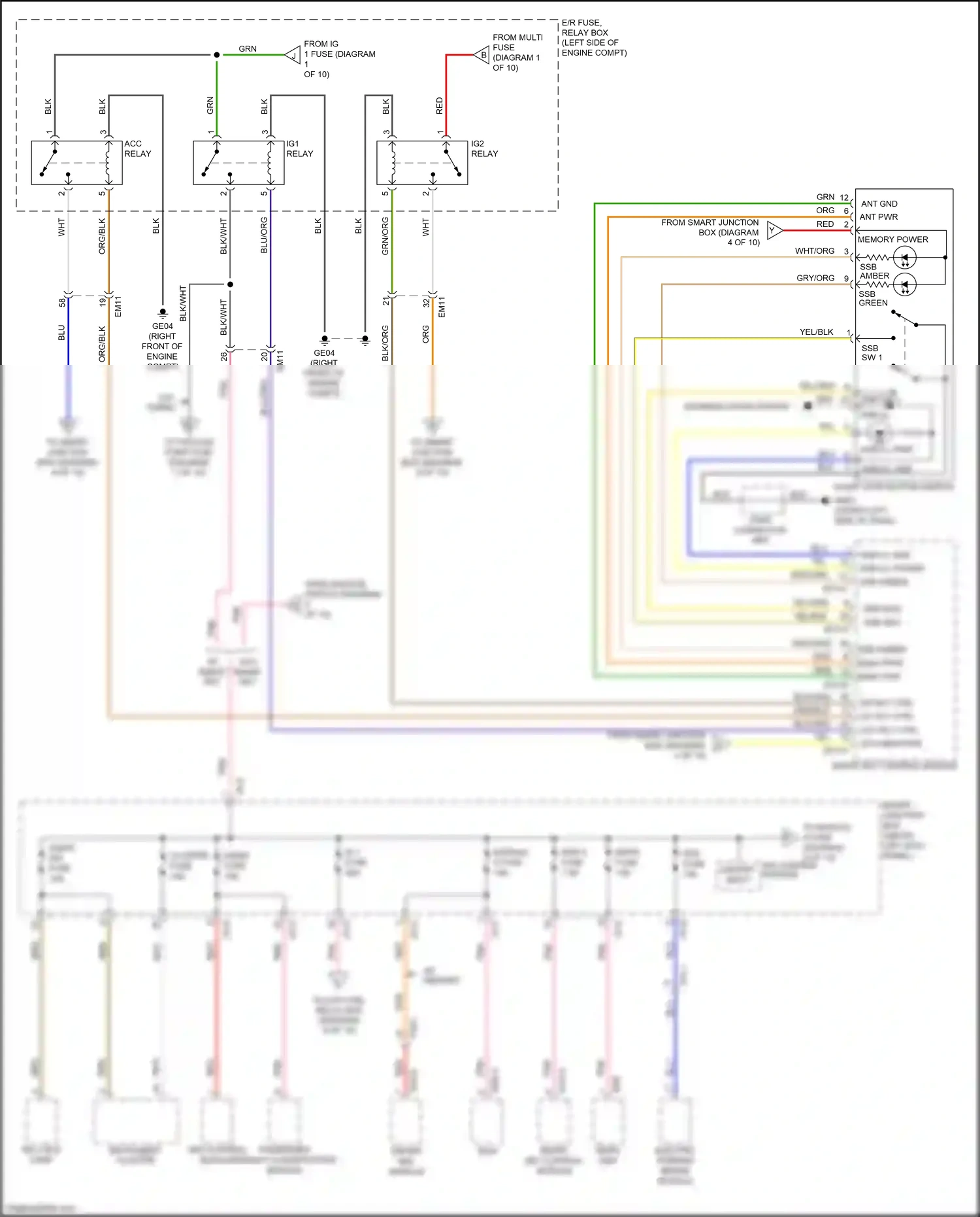 Kia Optima III facelift (2013-2015) i/p-e wiring diagram  (46 of 97)