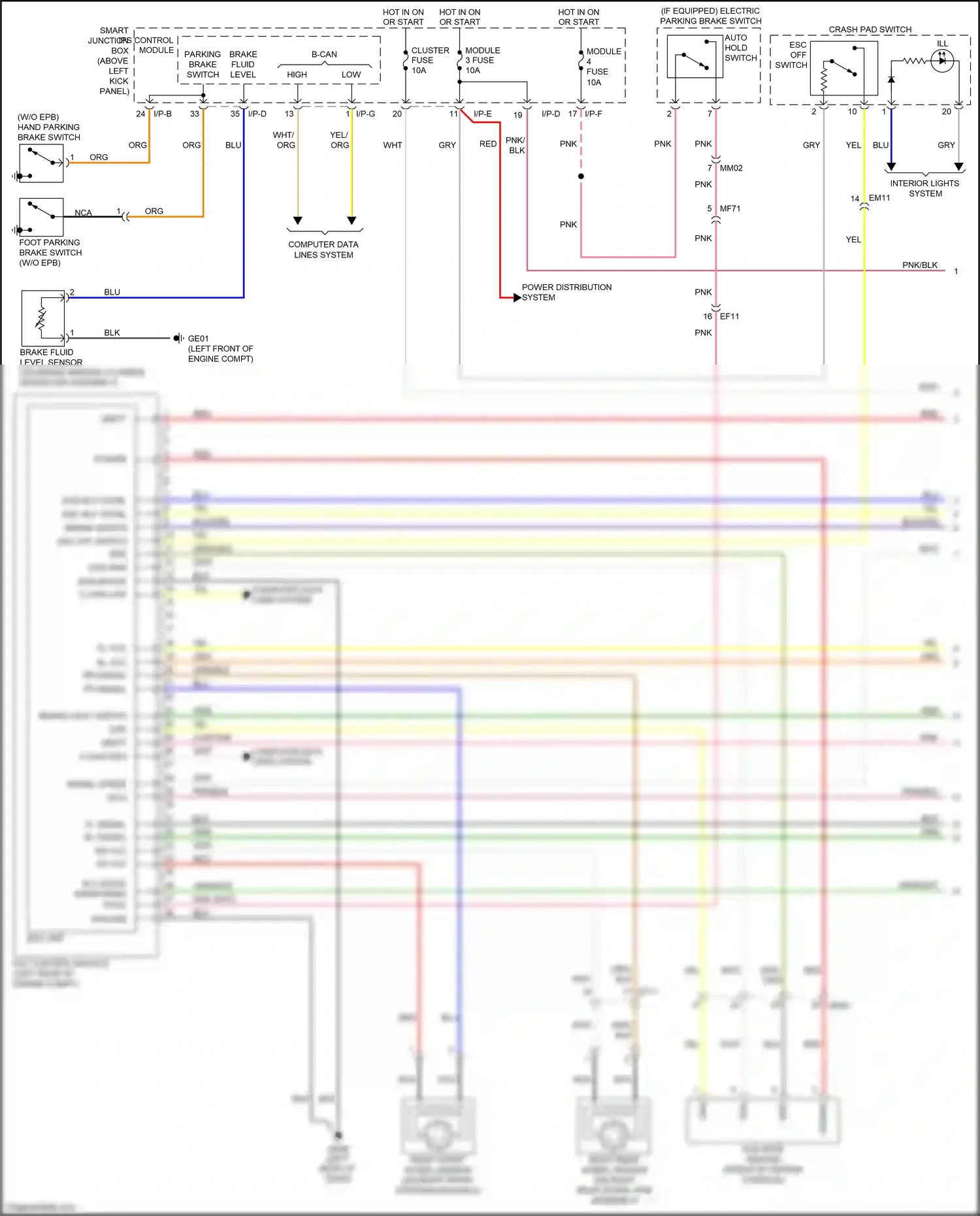 Kia Optima III facelift (2013-2015) i/p-e wiring diagram  (22 of 97)