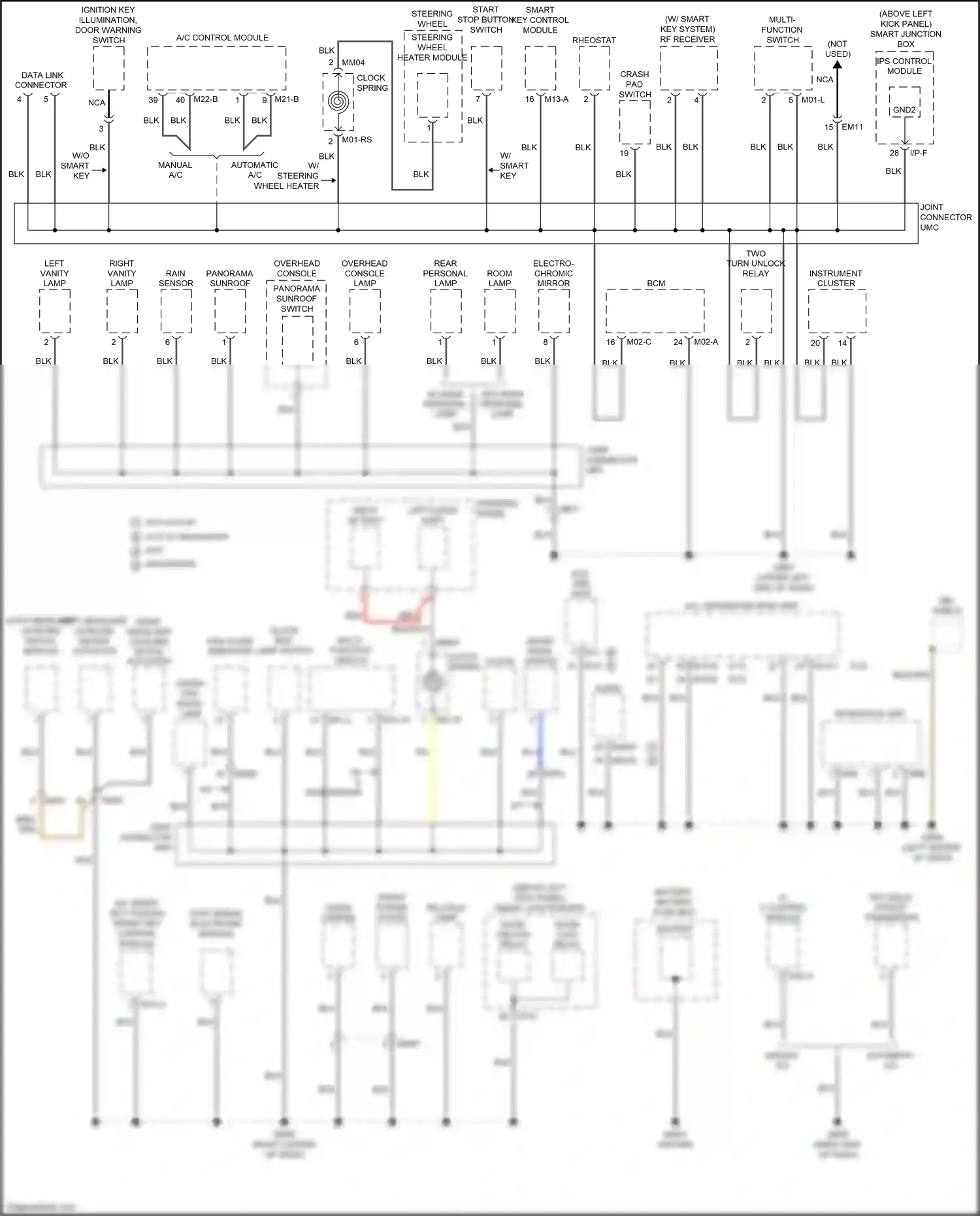 Kia Optima III facelift (2013-2015) i/p-e wiring diagram  (33 of 97)