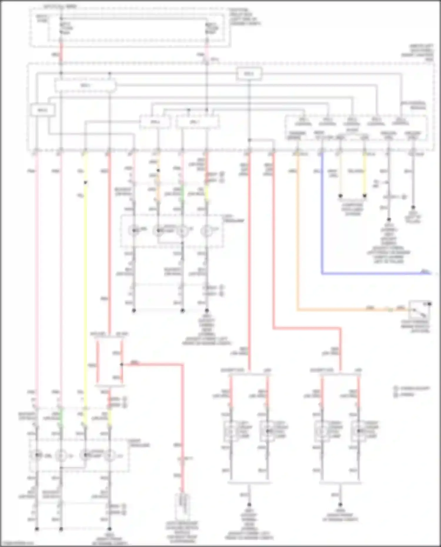 Wiring diagram ips 4 control for Kia Optima III facelift (2013-2015) (1 of 2)
