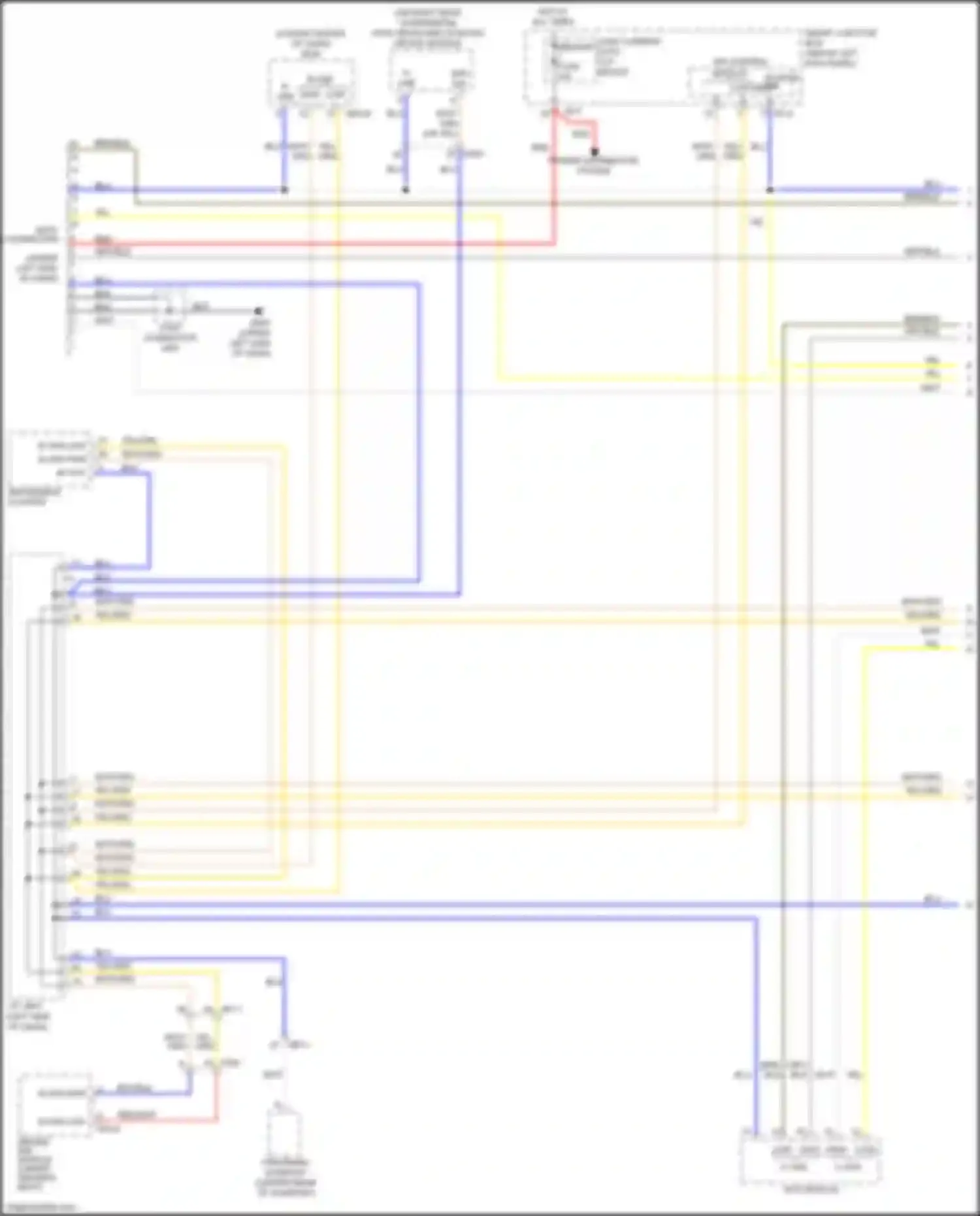 Wiring diagram ips control module b-can k- line low high for Kia Optima III facelift (2013-2015) (1 of 1)