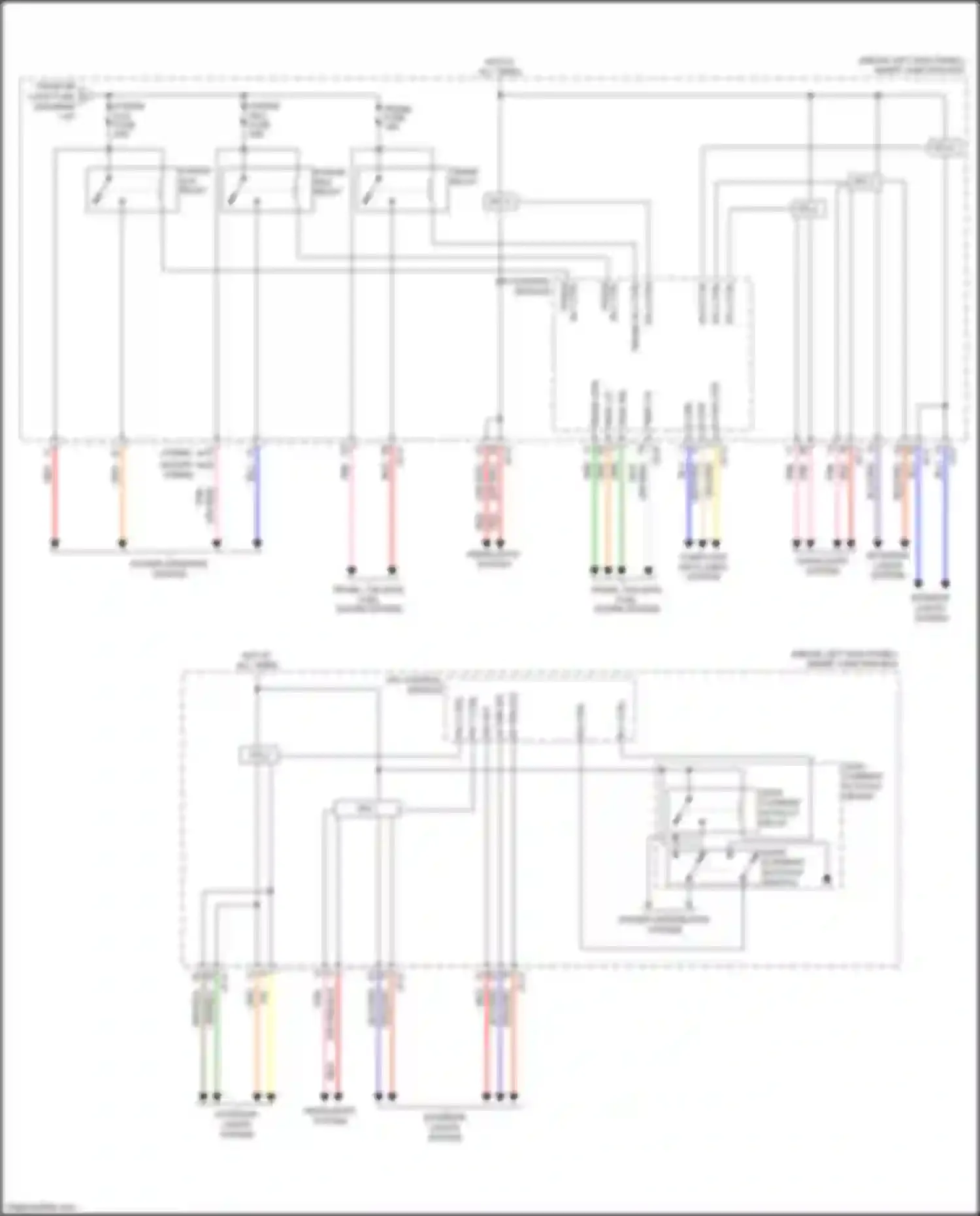 Wiring diagram leak current autocut switch for Kia Optima III facelift (2013-2015) (1 of 3)