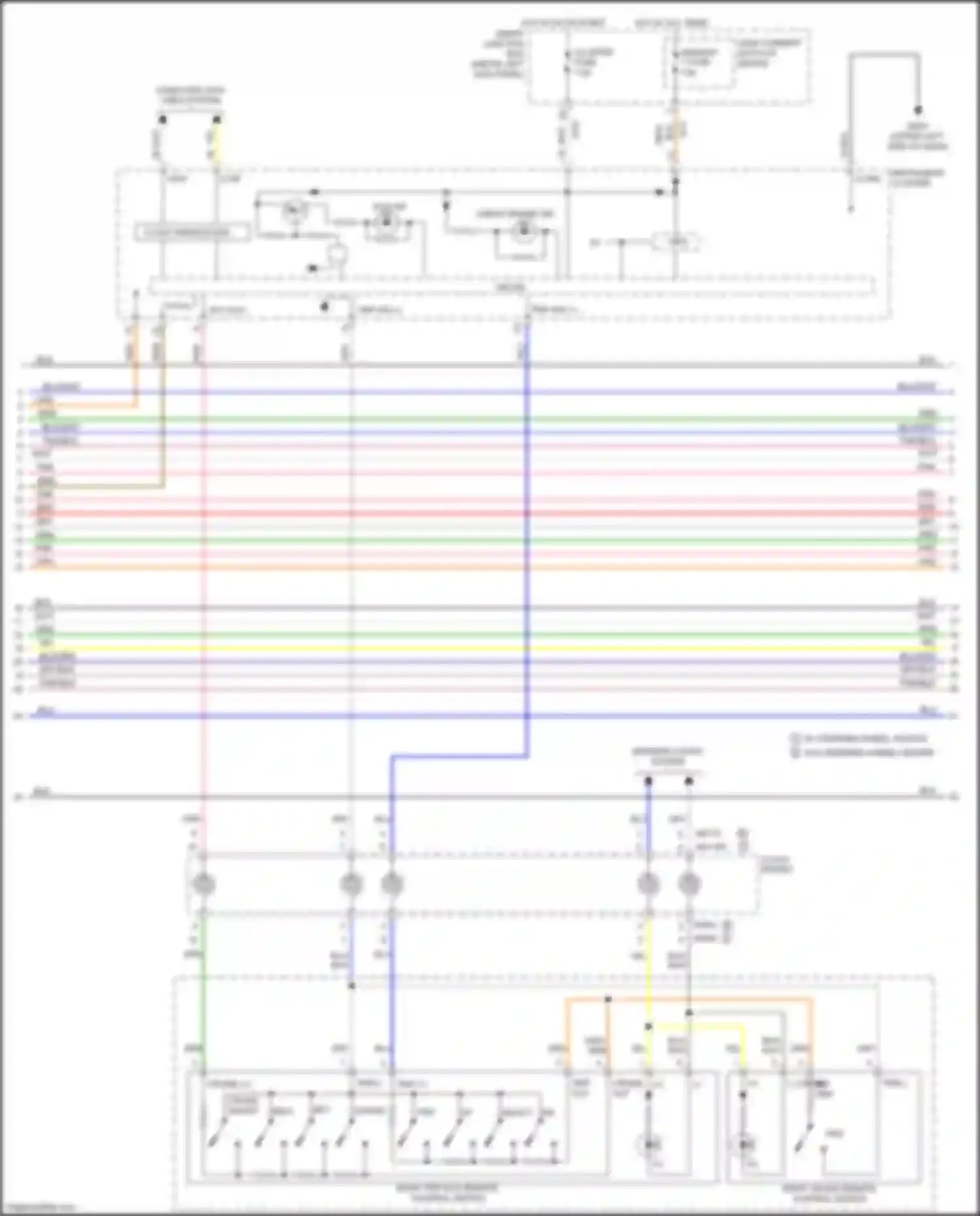 Wiring diagram memory 1 fuse for Kia Optima III facelift (2013-2015) (30 of 39)