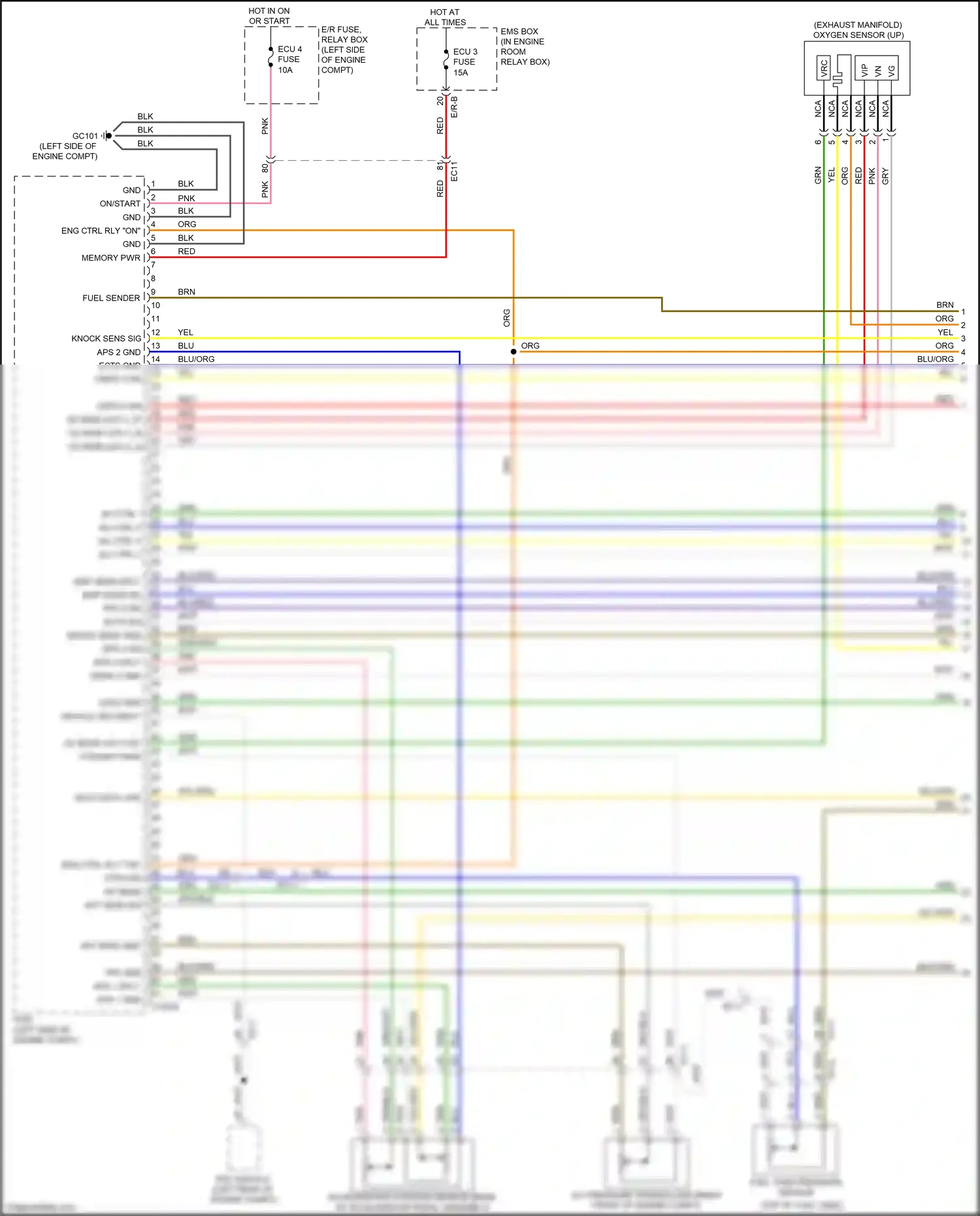 Kia Optima III facelift (2013-2015) nca wiring diagram  (108 of 154)