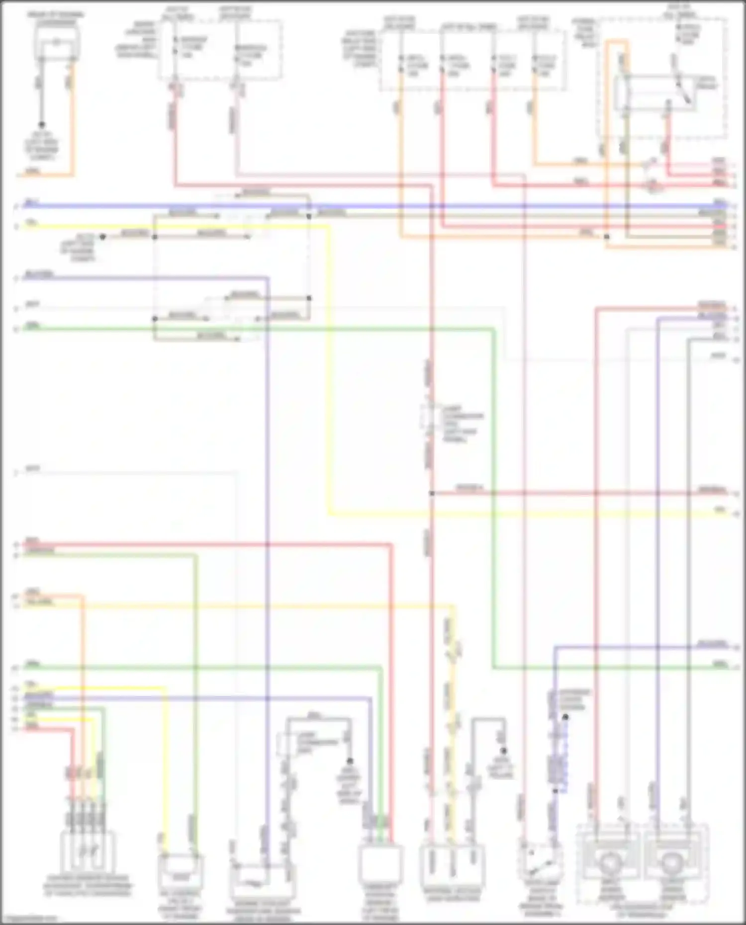 Wiring diagram opcu 2 fuse for Kia Optima III facelift (2013-2015) (2 of 2)