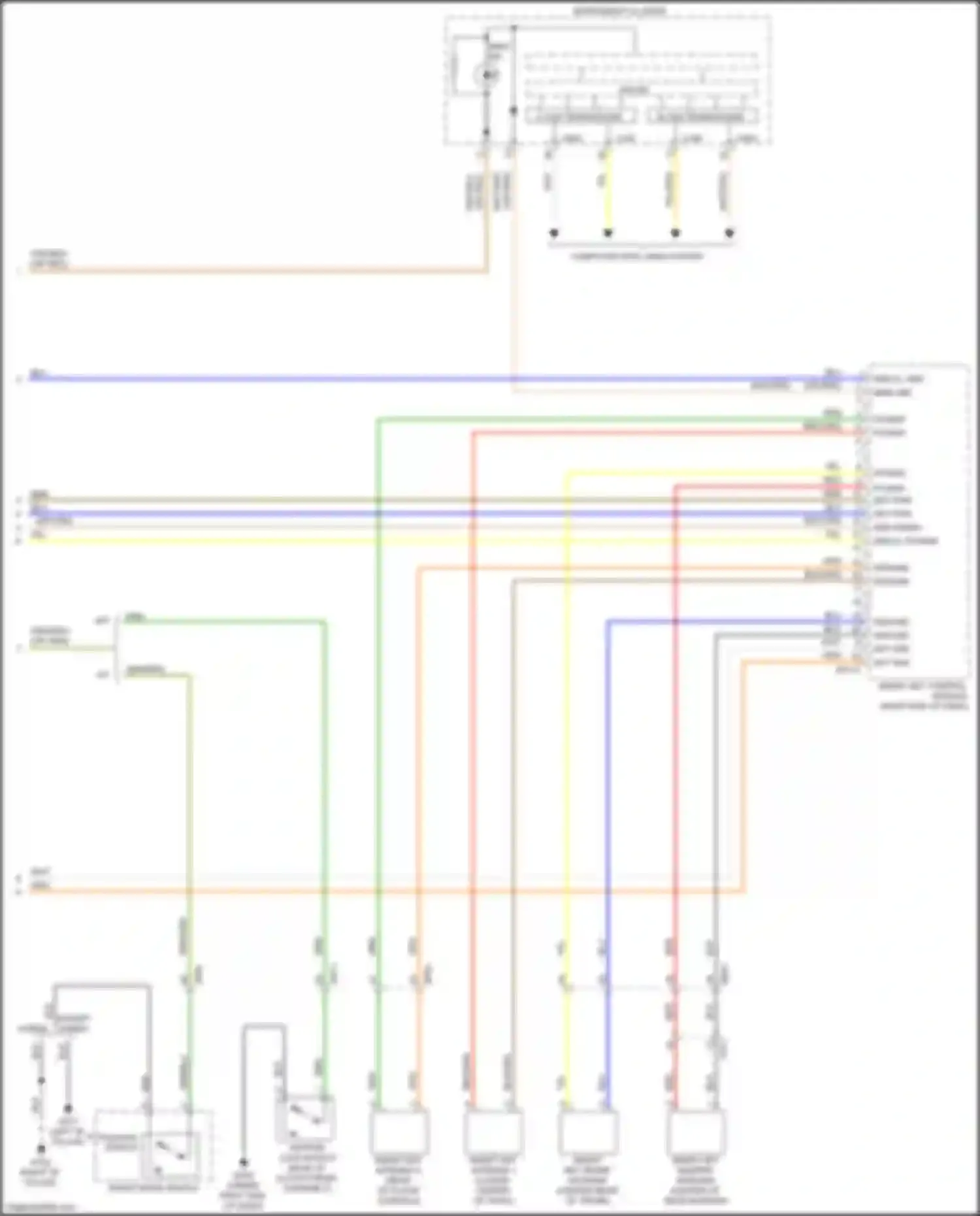 Wiring diagram p position switch for Kia Optima III facelift (2013-2015) (3 of 5)
