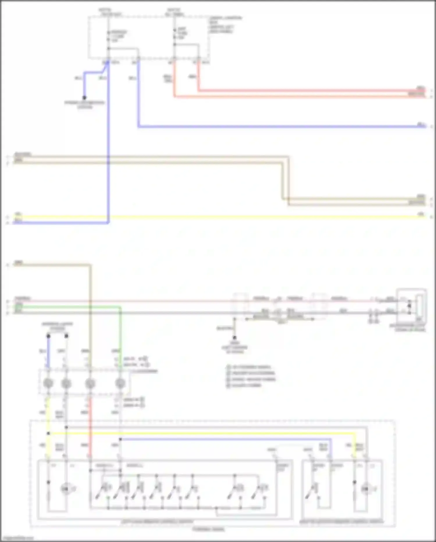 Wiring diagram power distribution system for Kia Optima III facelift (2013-2015) (26 of 55)