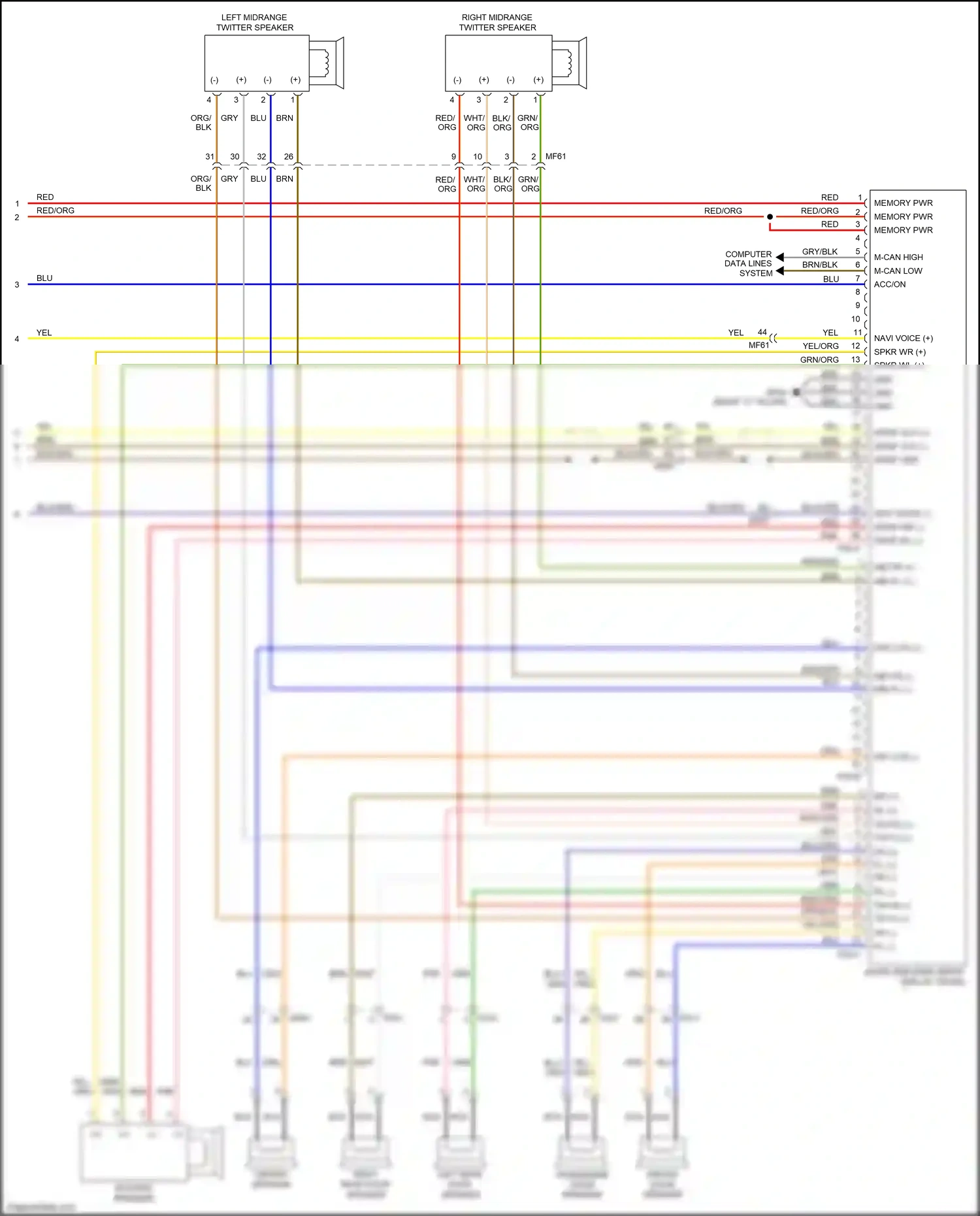 Kia Optima III facelift (2013-2015) red wiring diagram  (96 of 217)