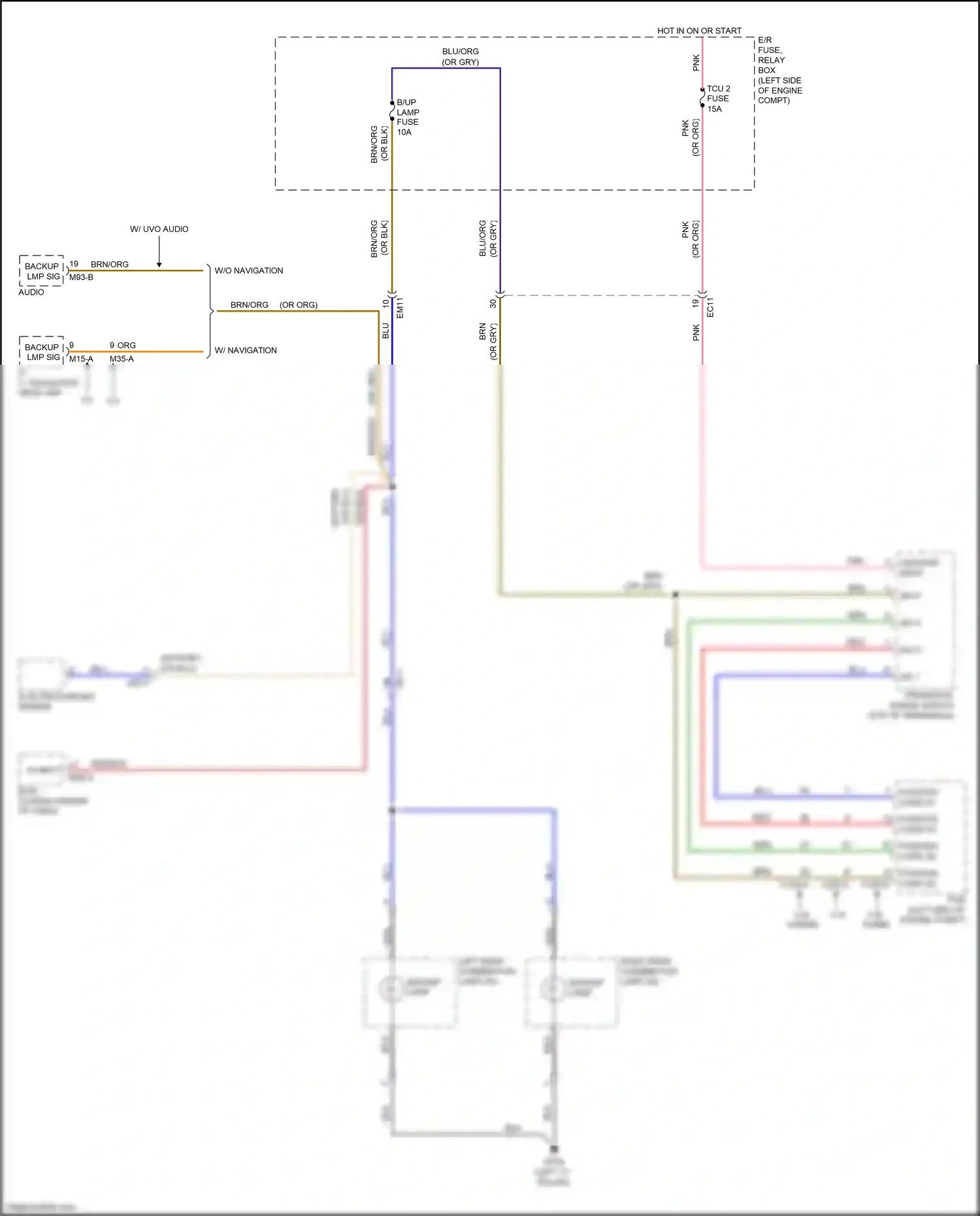 Kia Optima III facelift (2013-2015) red wiring diagram  (71 of 217)