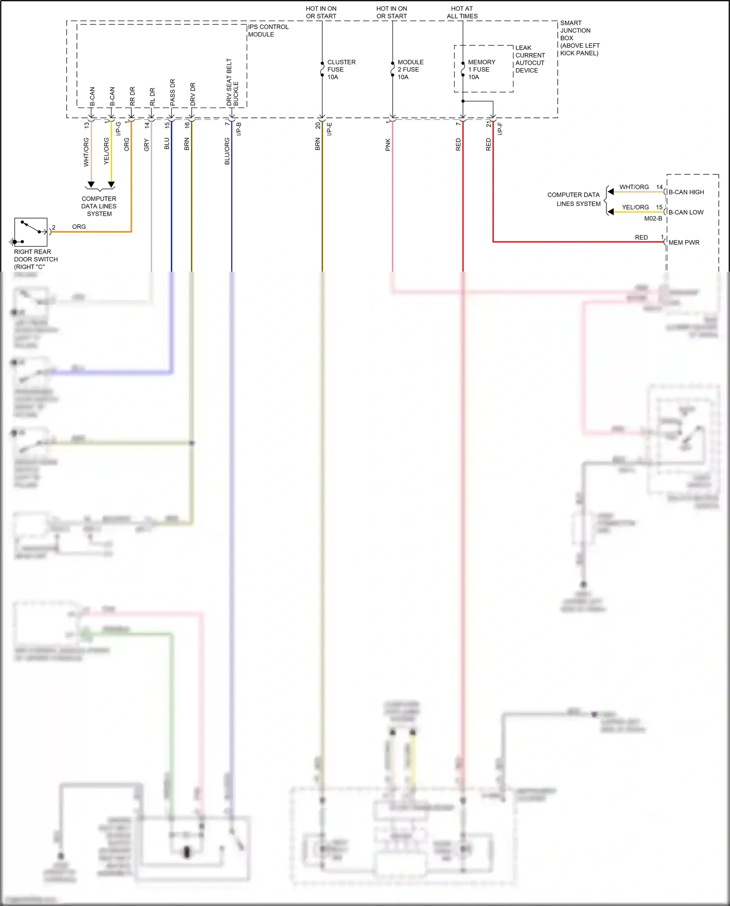 Kia Optima III facelift (2013-2015) s gnd wiring diagram  (2 of 13)