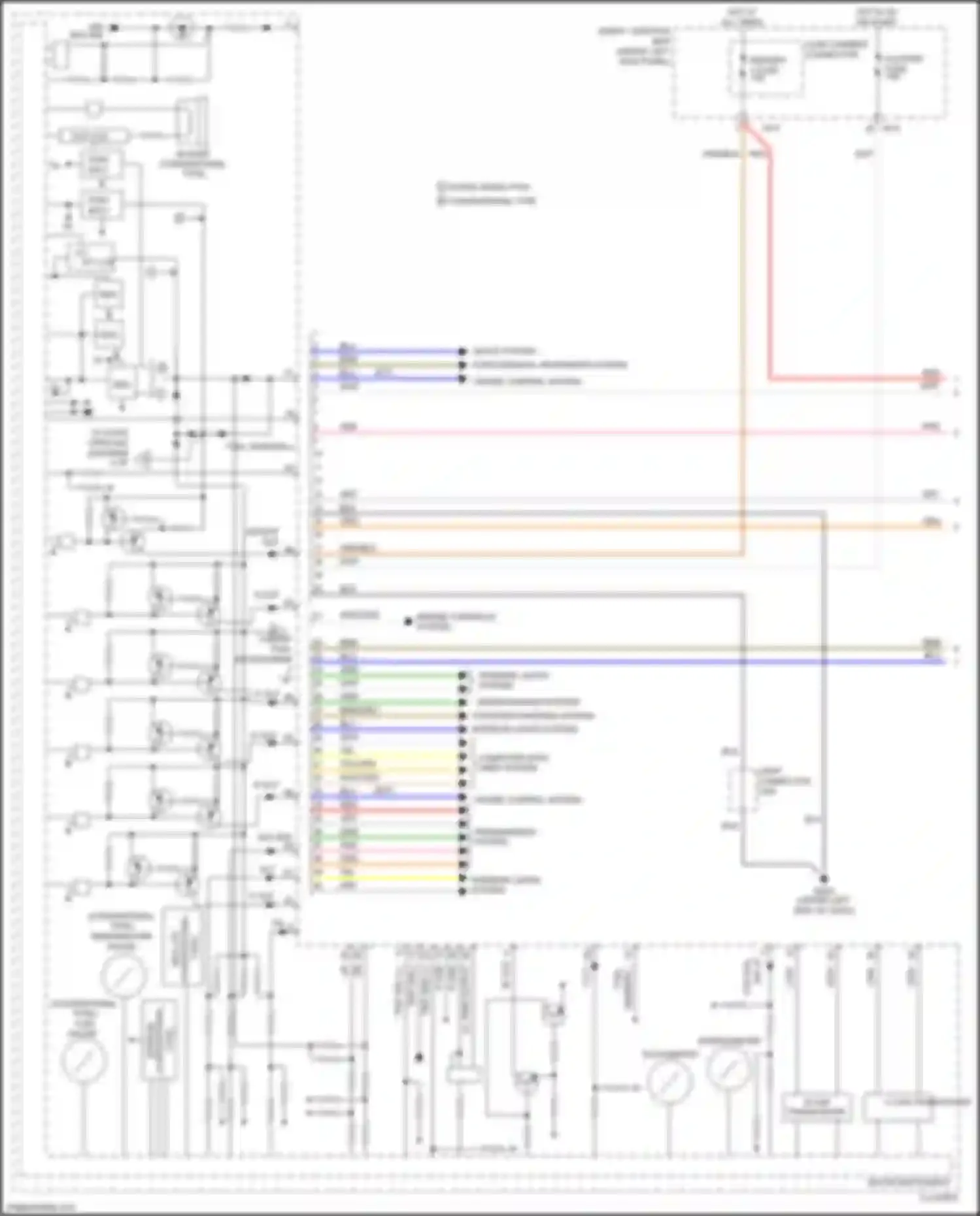 Wiring diagram seg ldc for Kia Optima III facelift (2013-2015) (1 of 2)